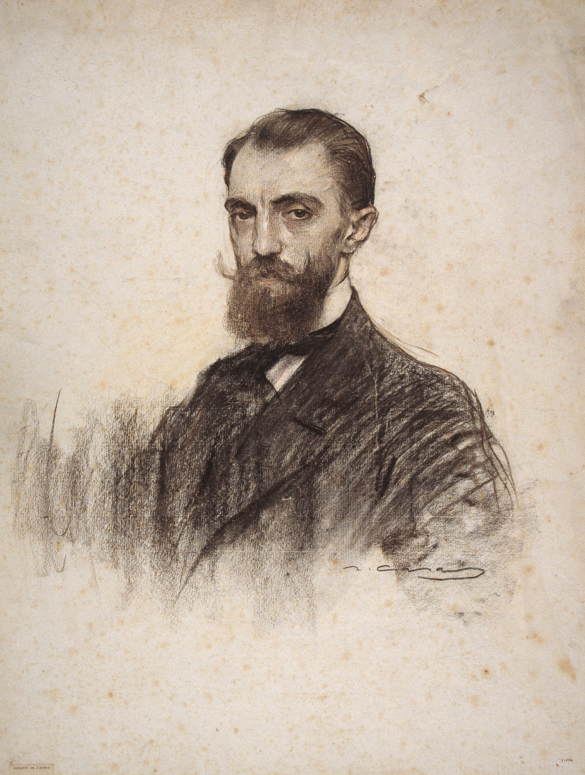 image for: Ramon Casas - Retrat de Joan Moles - Cap a 1906