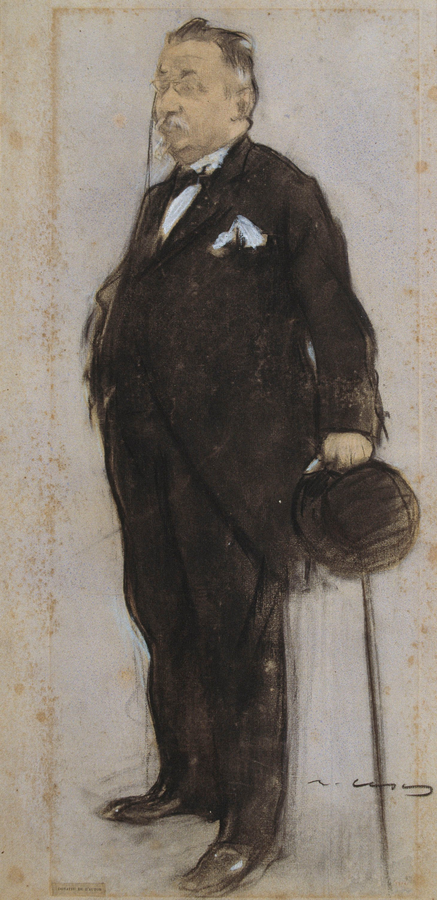 image for: Ramon Casas - Retrat de Francesc Maspons - Cap a 1897-1899