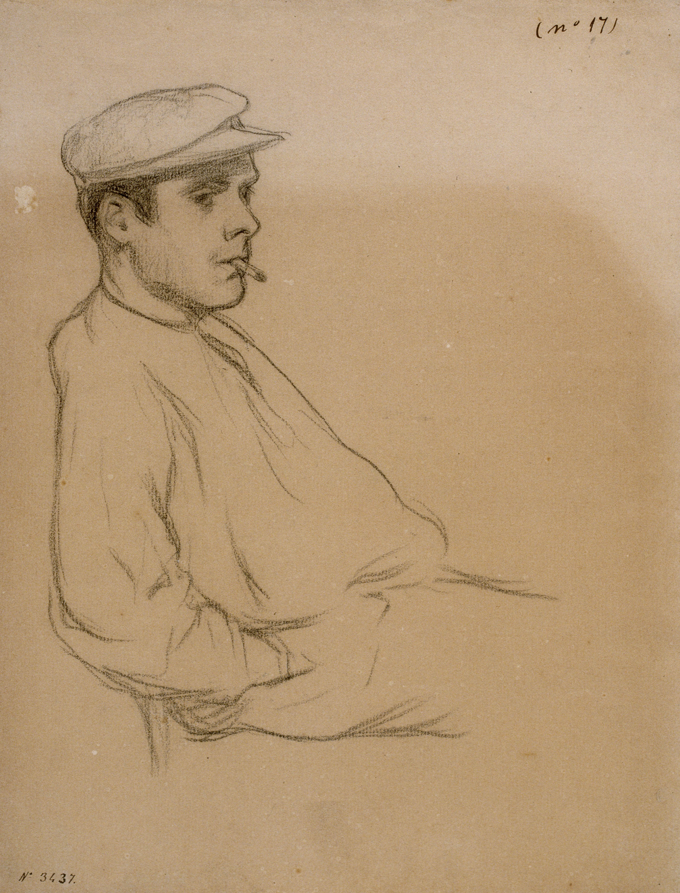 image for: Santiago Rusiñol - Retrat d&#039;home - Cap a 1895-1897