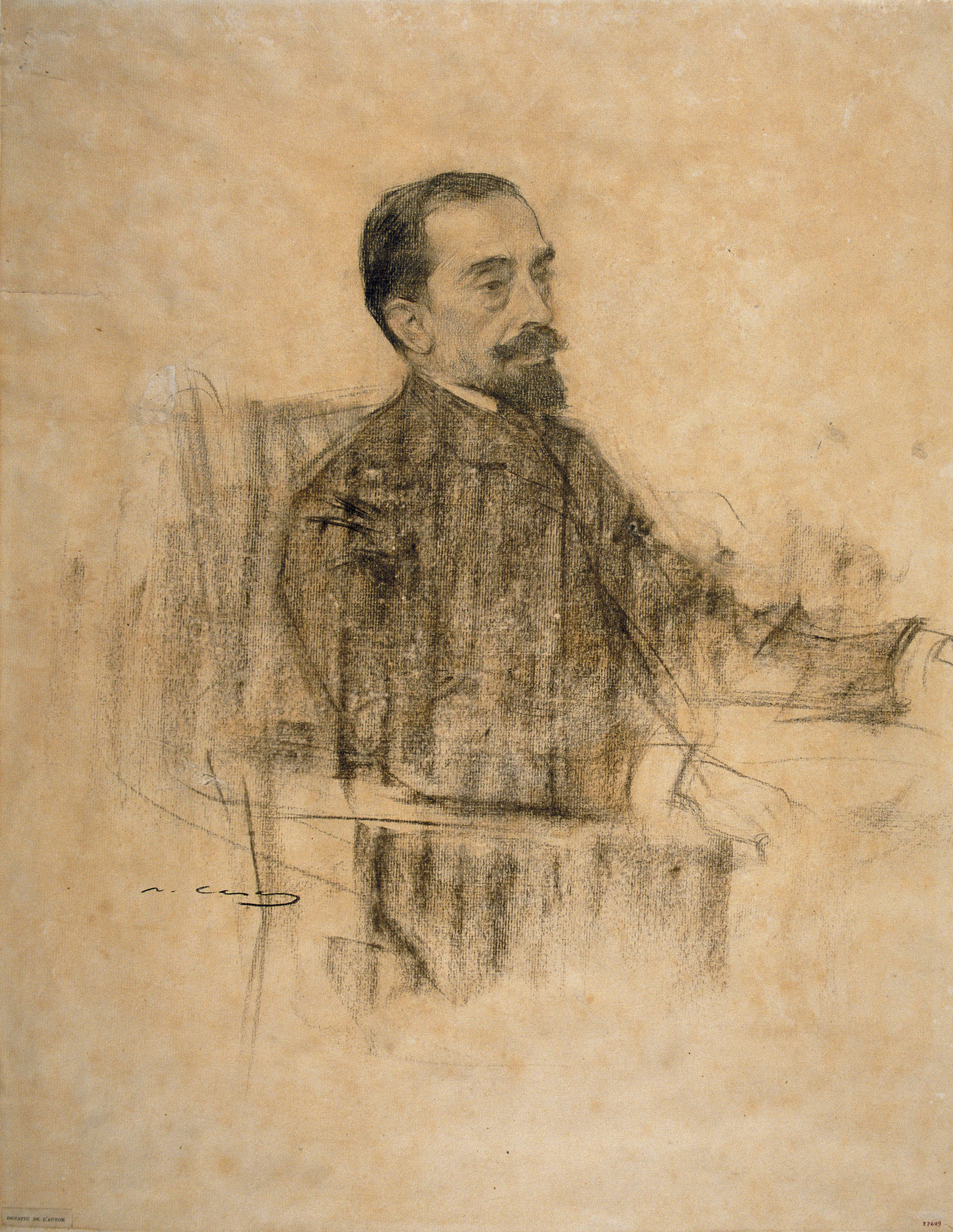 image for: Ramon Casas - Retrat de Joan Maragall - Cap a 1903