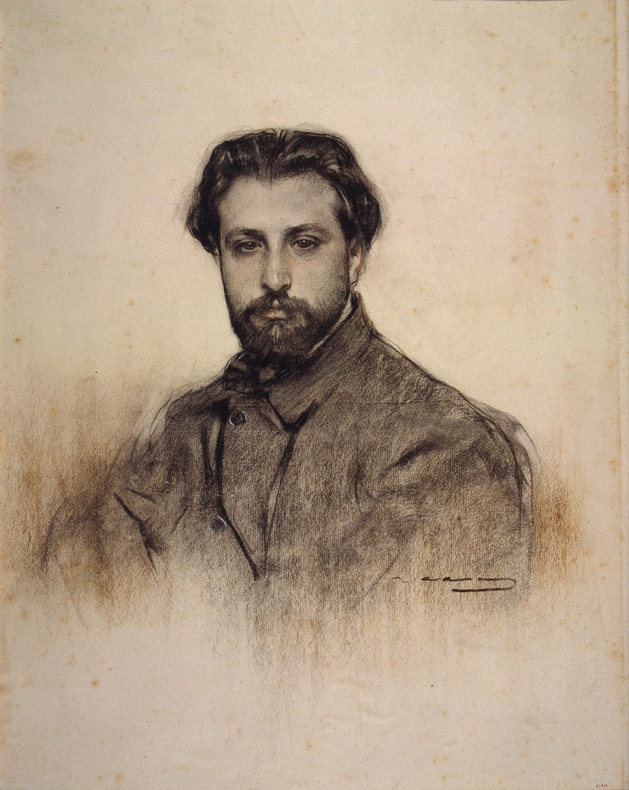 image for: Ramon Casas - Retrat de Joan Manén - Cap a 1903