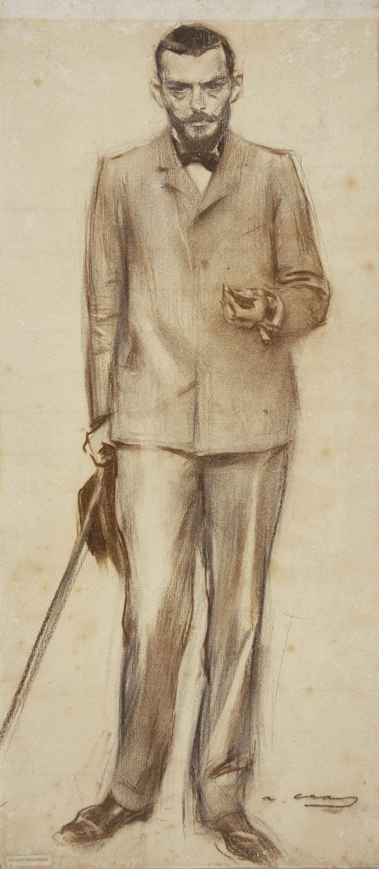 image for: Ramon Casas - Retrat de Josep Llimona - Cap a 1900