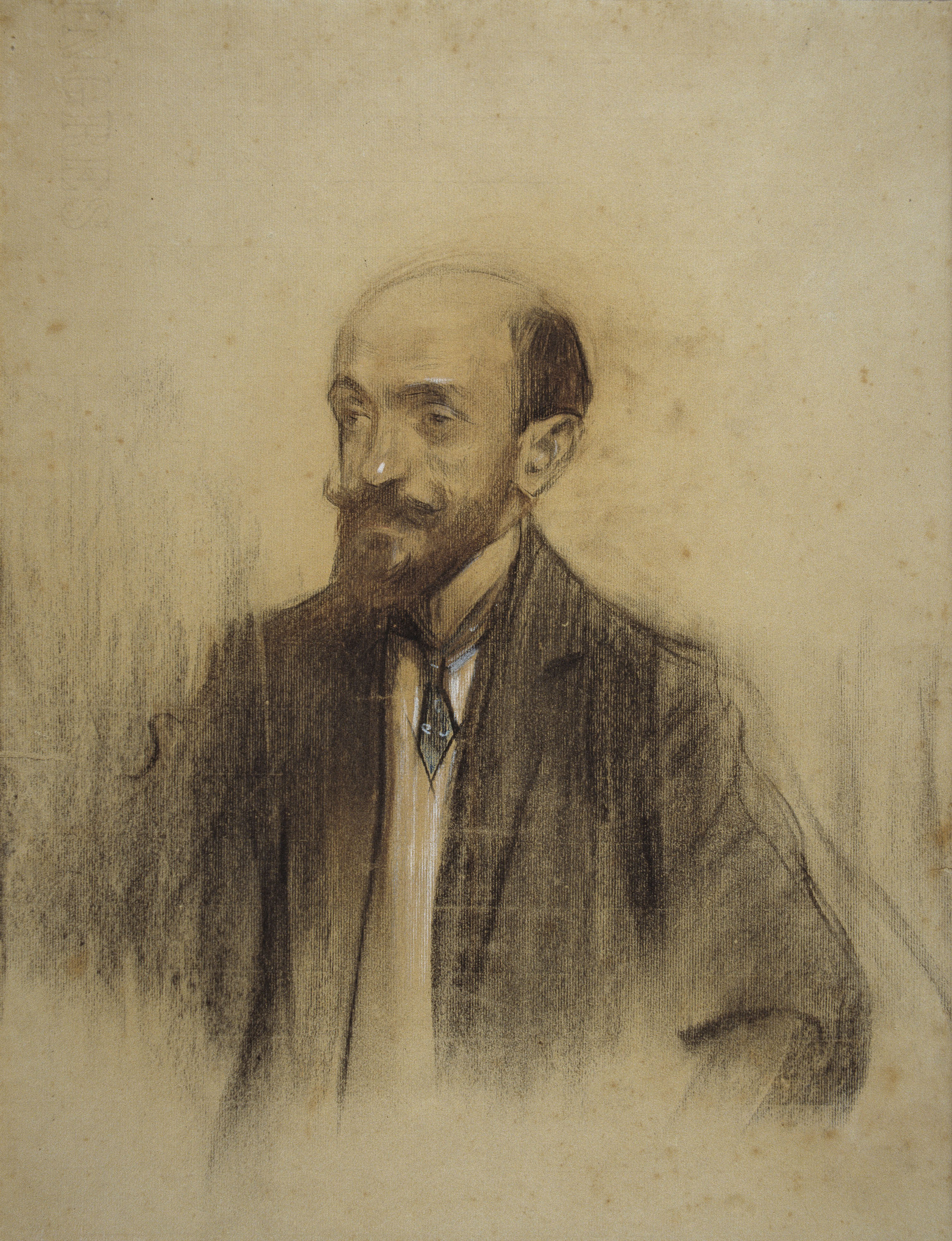 image for: Ramon Casas - Retrat de Vicente Lampérez y Romea - 1904