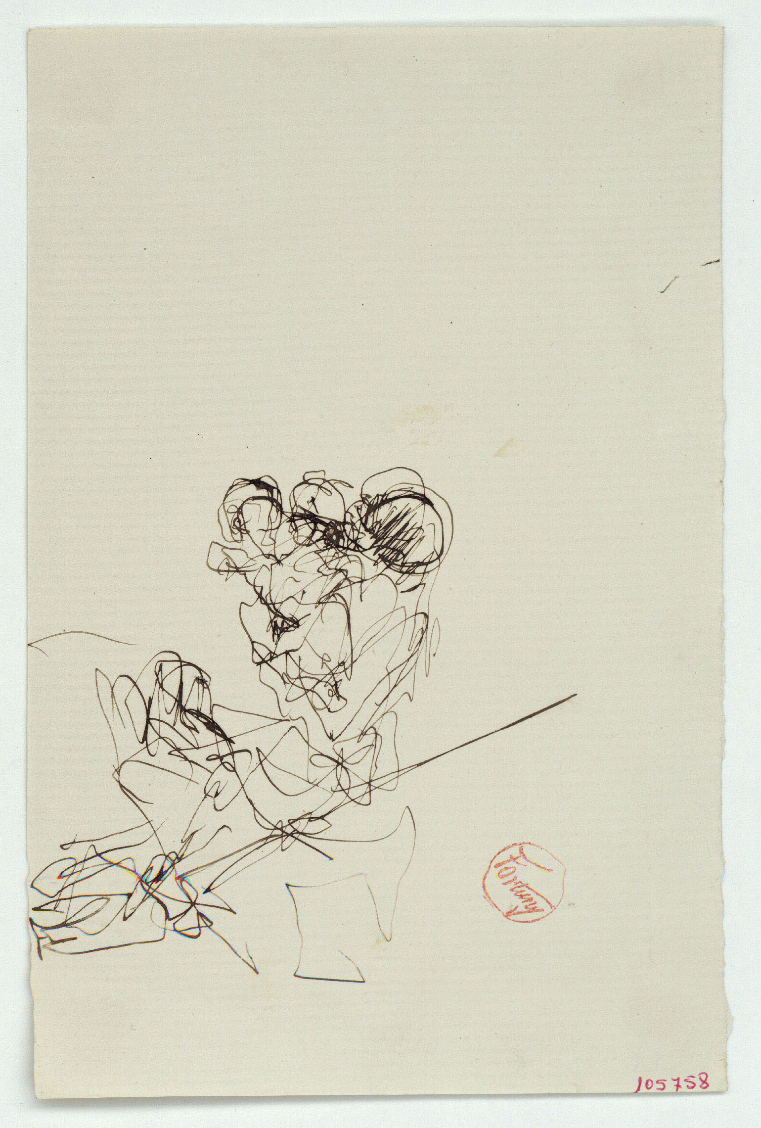 image for: Marià Fortuny - Croquis inconcret - Cap a 1867-1874