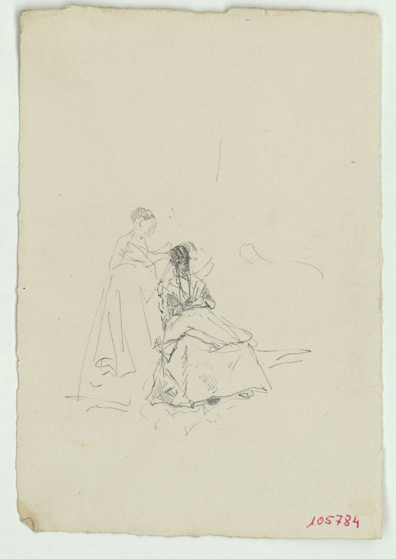 image for: Marià Fortuny - Figures femenines - Cap a 1867-1872