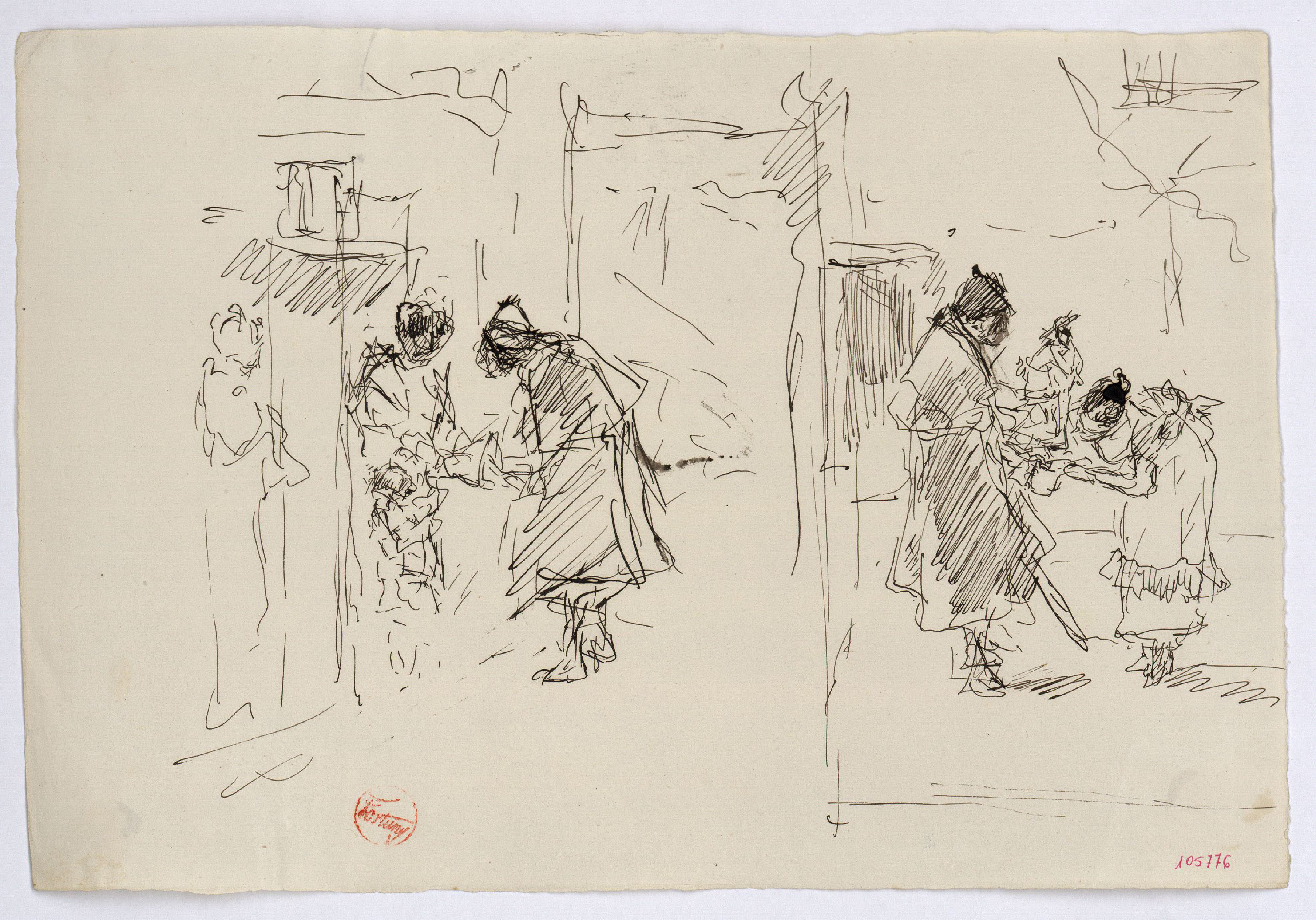 image for: Marià Fortuny - Grups de figures - Cap a 1870-1872