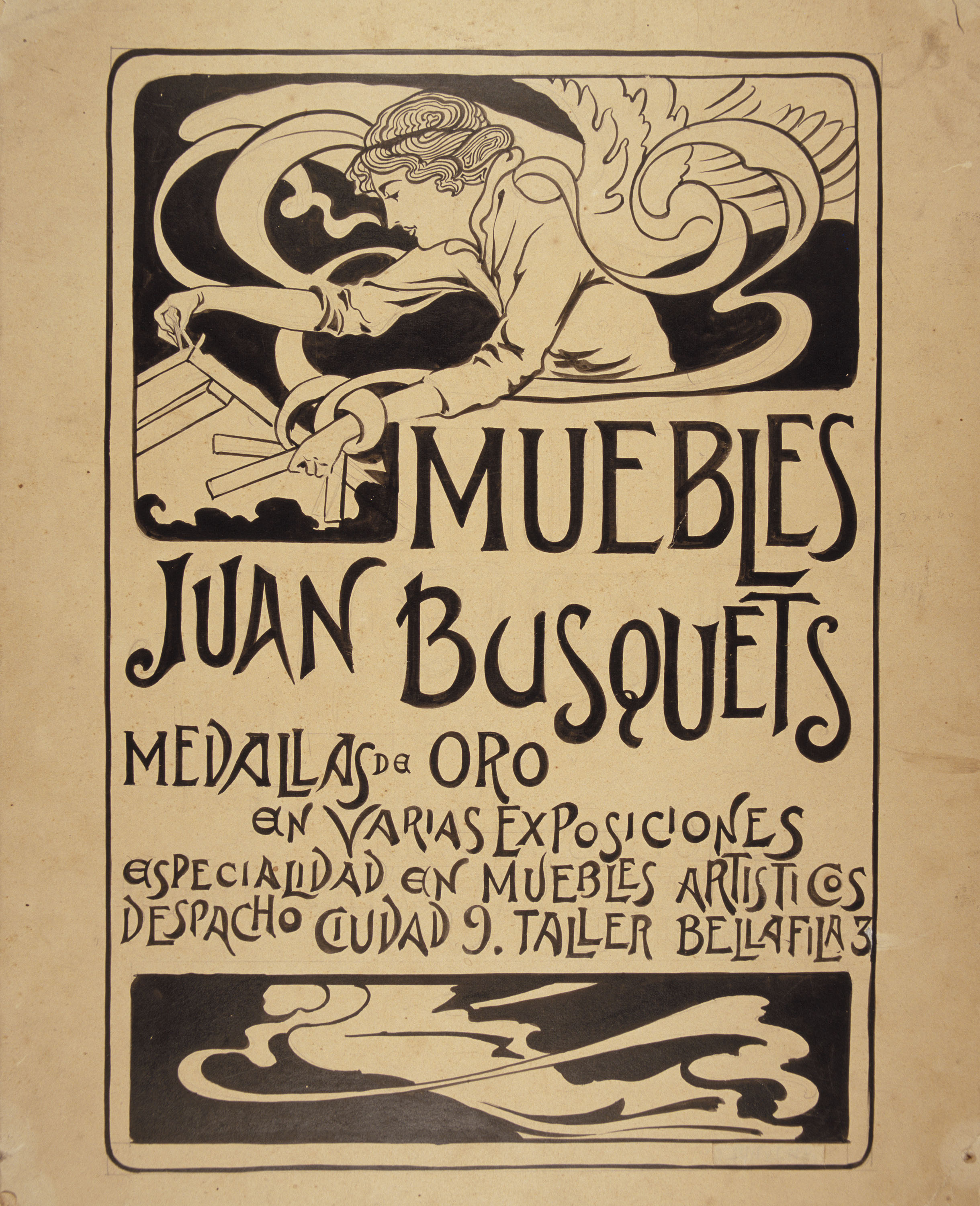 image for: Joan Busquets - Estudi per a «Muebles Juan Busquets» - Cap a 1900