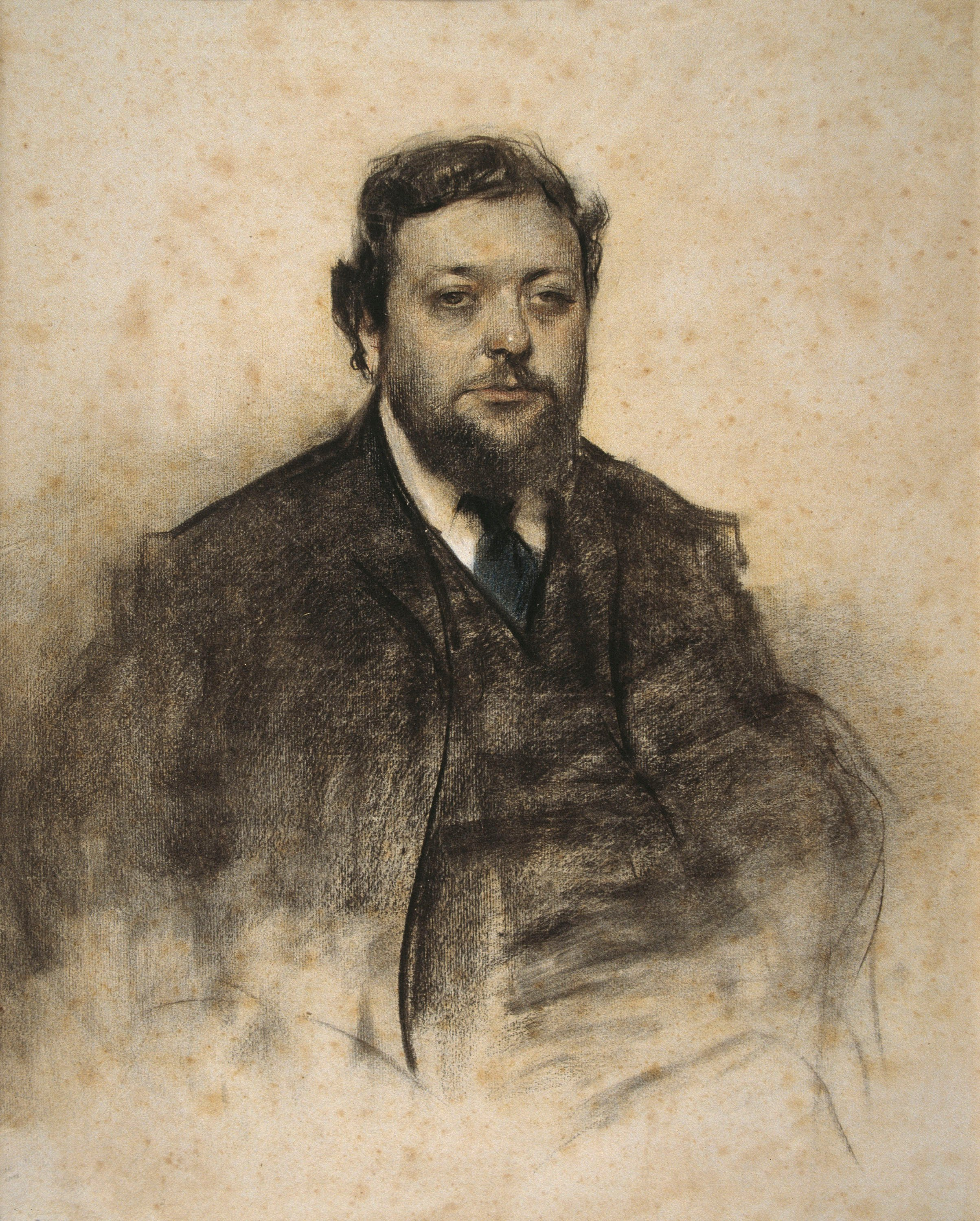 image for: Ramon Casas - Retrat de Léon Jaussely - Cap a 1903