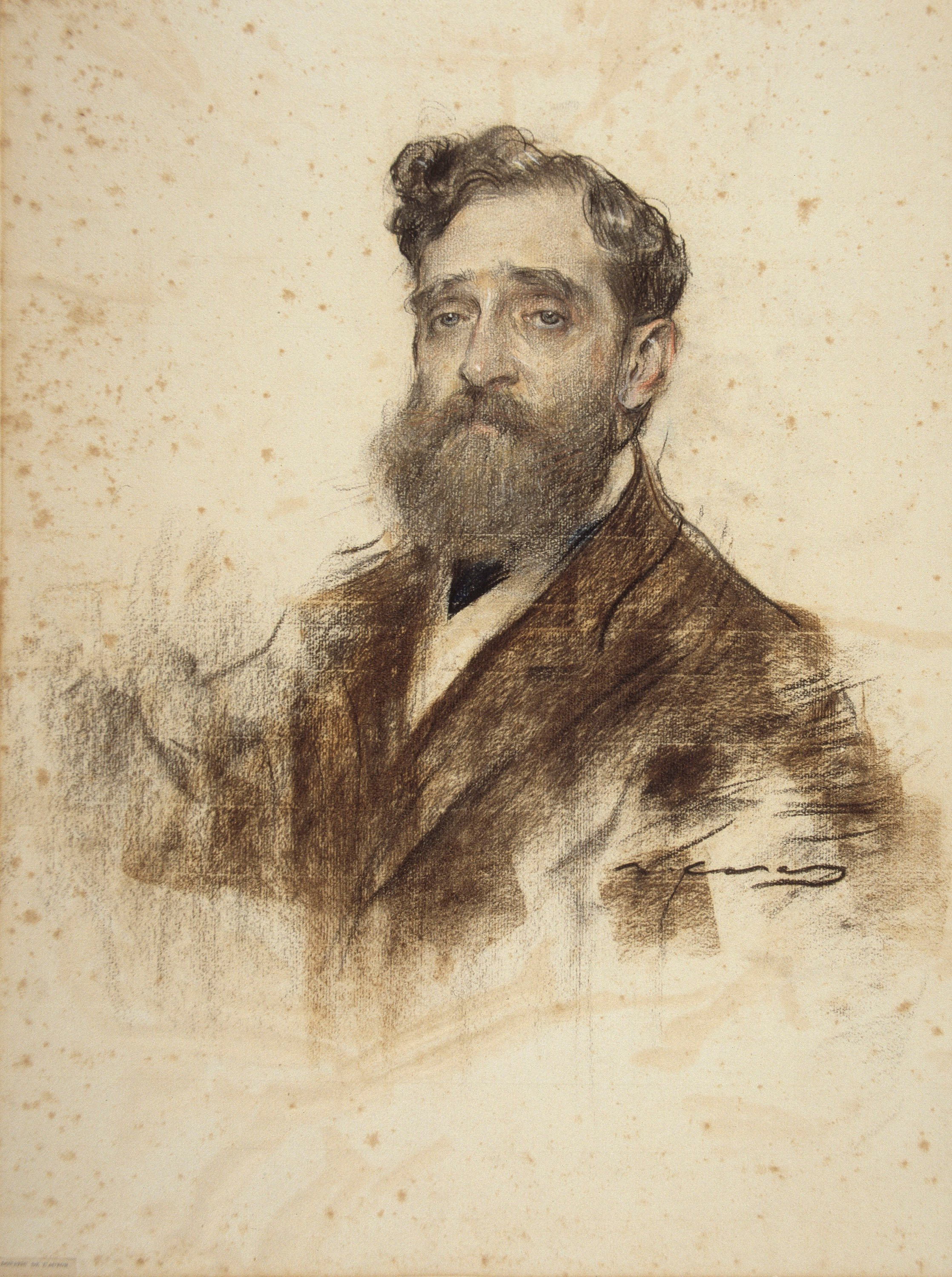 image for: Ramon Casas - Retrat d&#039;Ignasi Janer - Cap a 1903-1908