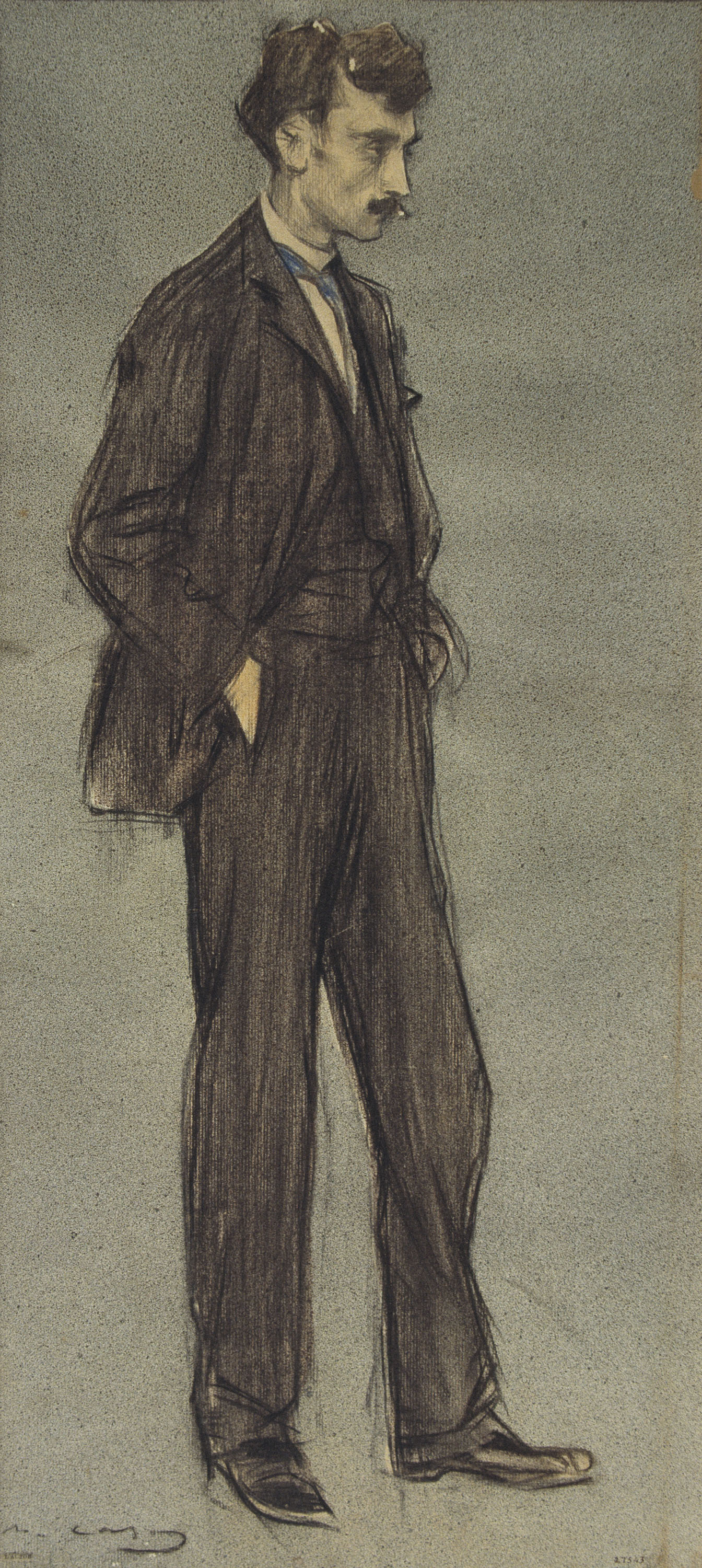 image for: Ramon Casas - Retrat d&#039;Ignasi Iglésias - Cap a 1897-1899
