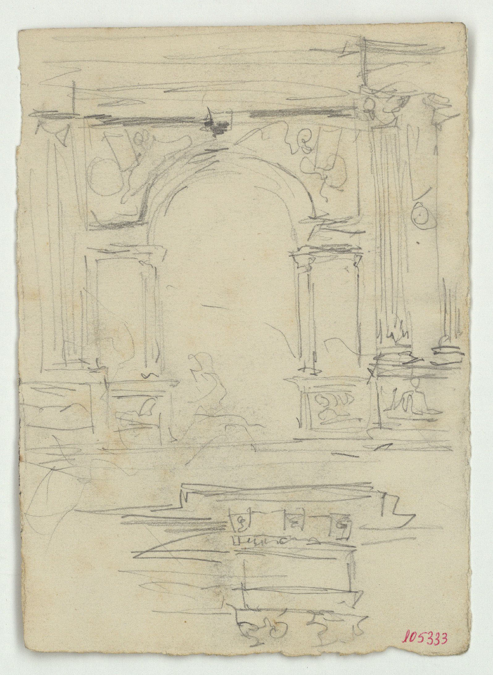 image for: Marià Fortuny - Façana d&#039;església - Cap a 1867-1868