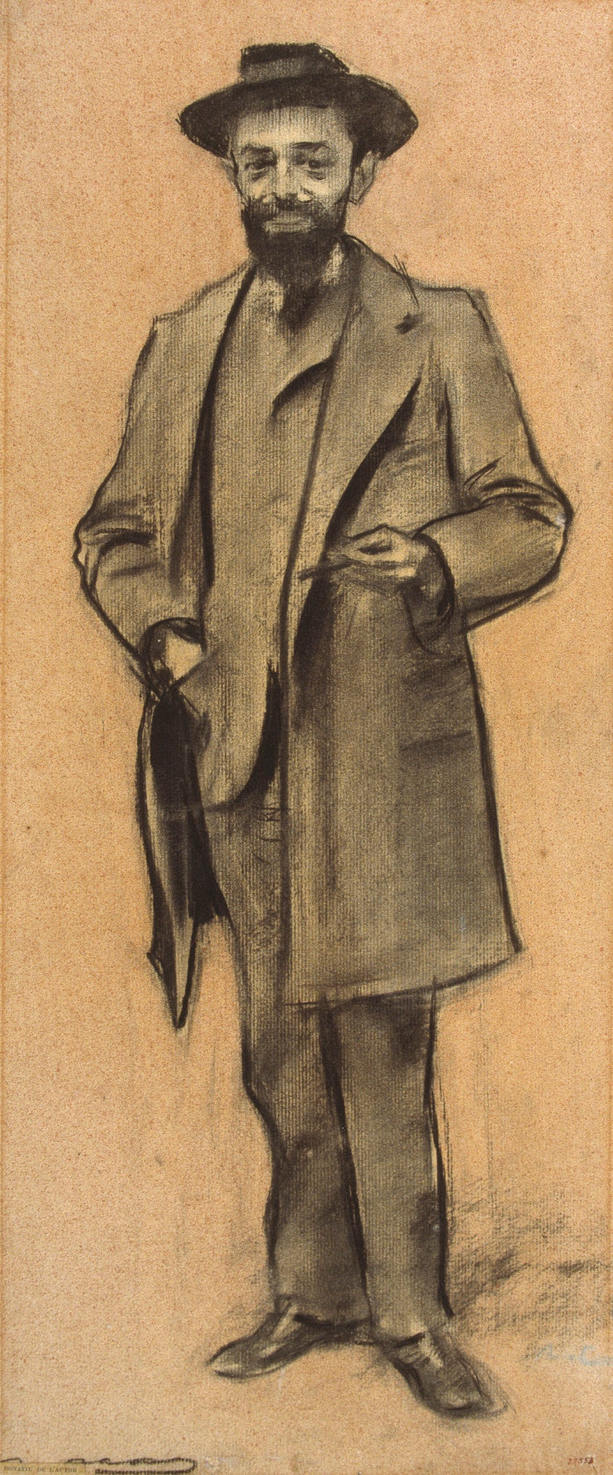 image for: Ramon Casas - Retrat d&#039;Enric de Fuentes - Cap a 1897-1899