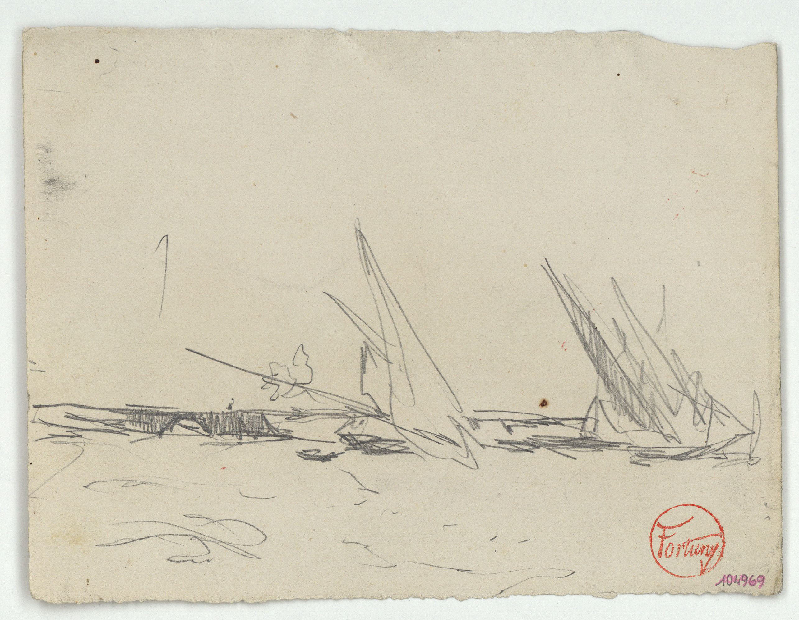 image for: Marià Fortuny - Vista marítima - Cap a 1874