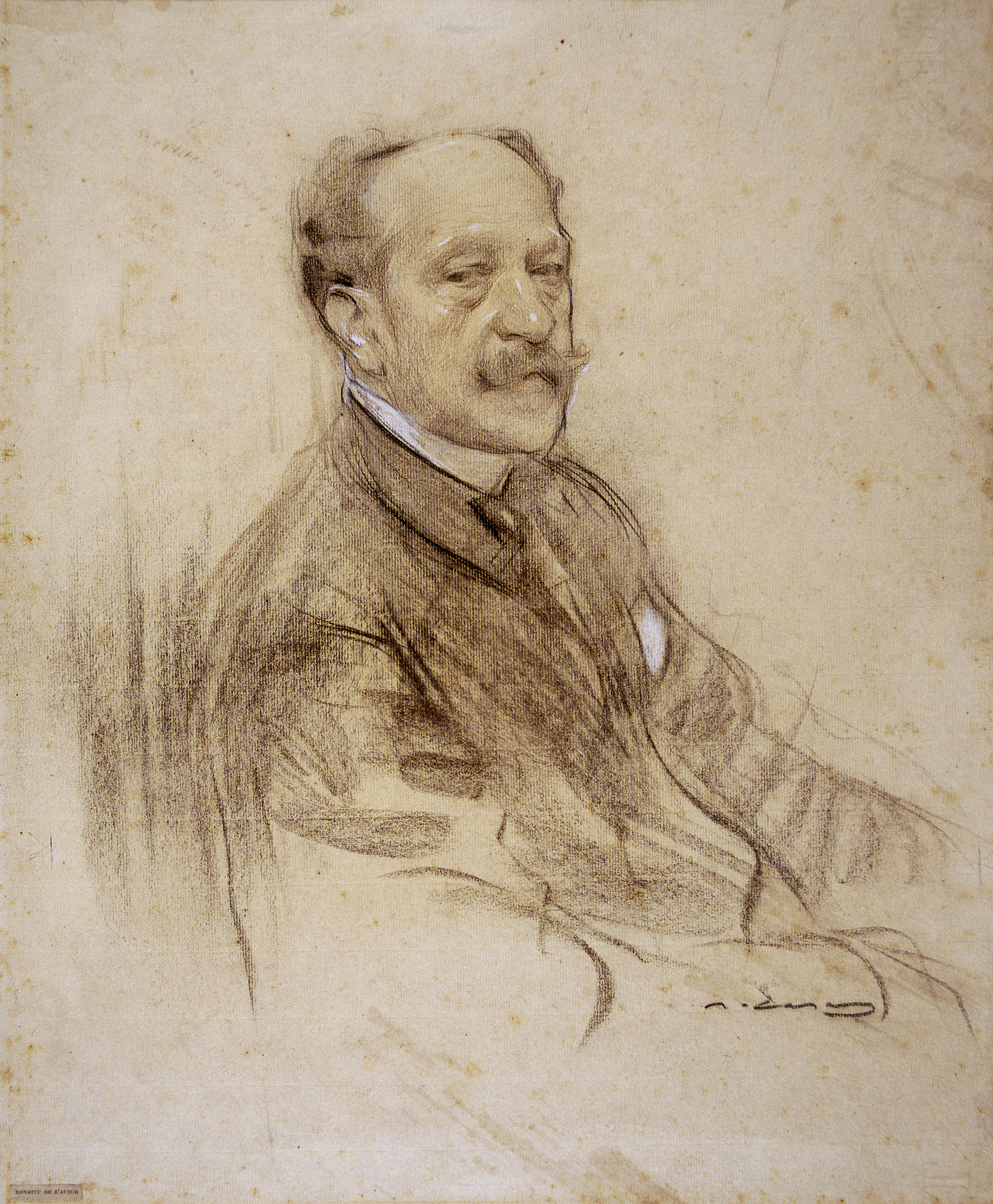 image for: Ramon Casas - Retrat de José Villegas - 1904