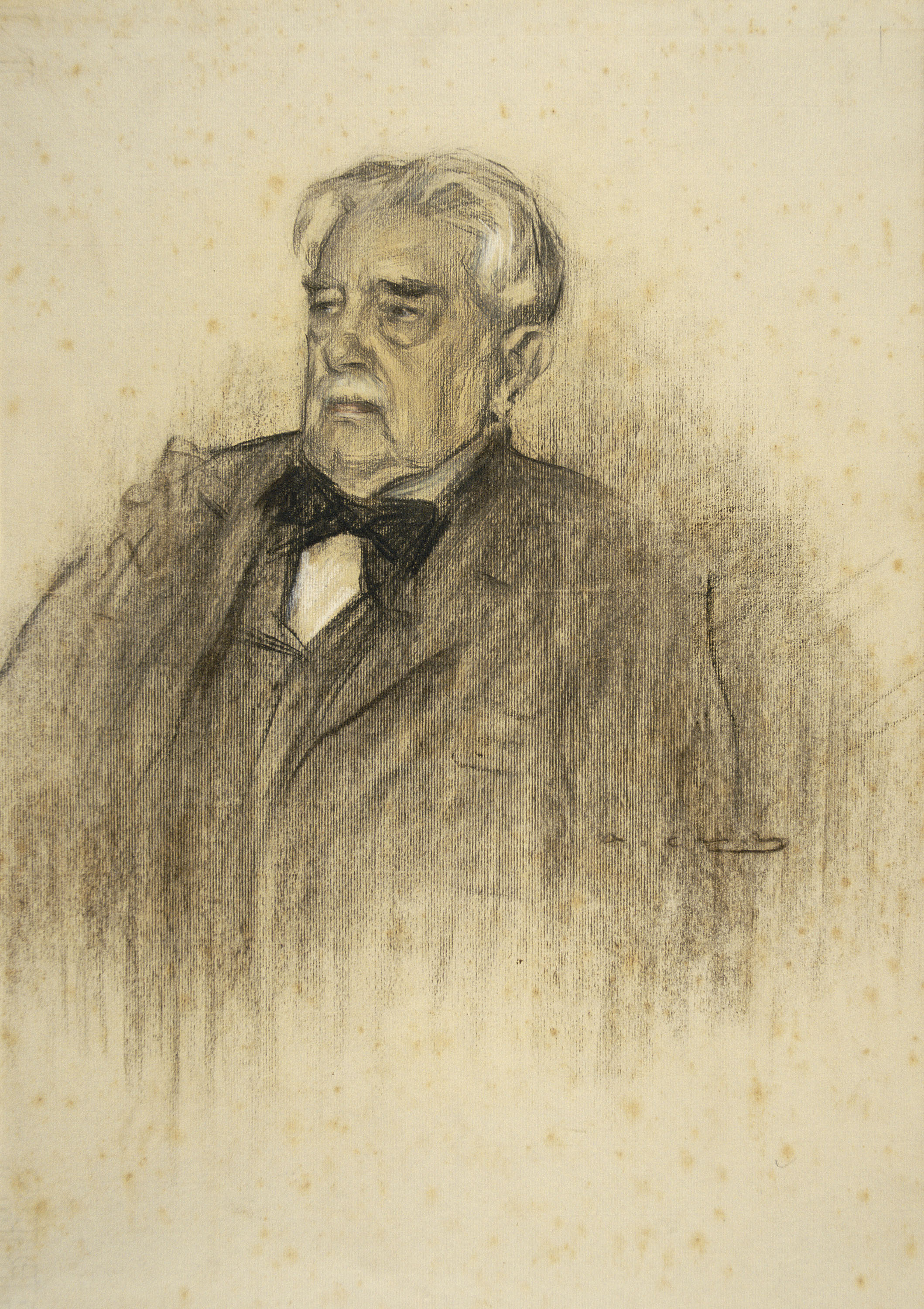 image for: Ramon Casas - Retrat de Juan Valera - 1904