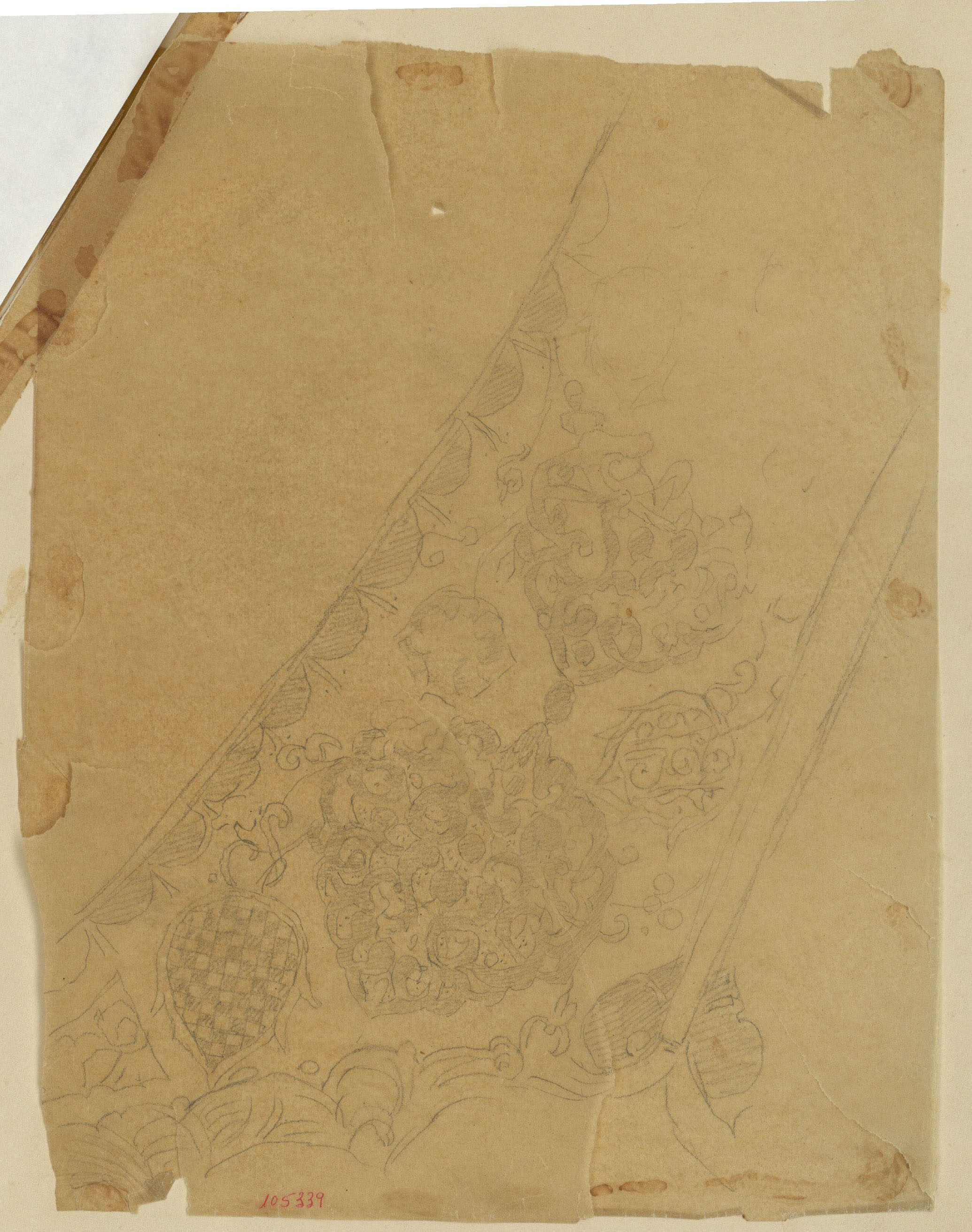 image for: Marià Fortuny - Calc d&#039;ornamentació d&#039;estil musulmà - Cap a 1867-1872