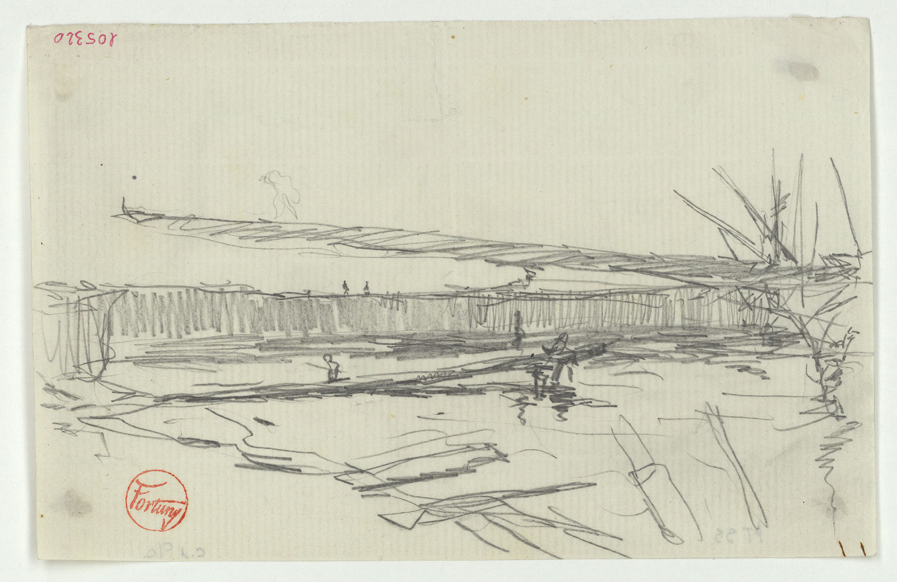 image for: Marià Fortuny - Esbós de paisatge - Cap a 1874