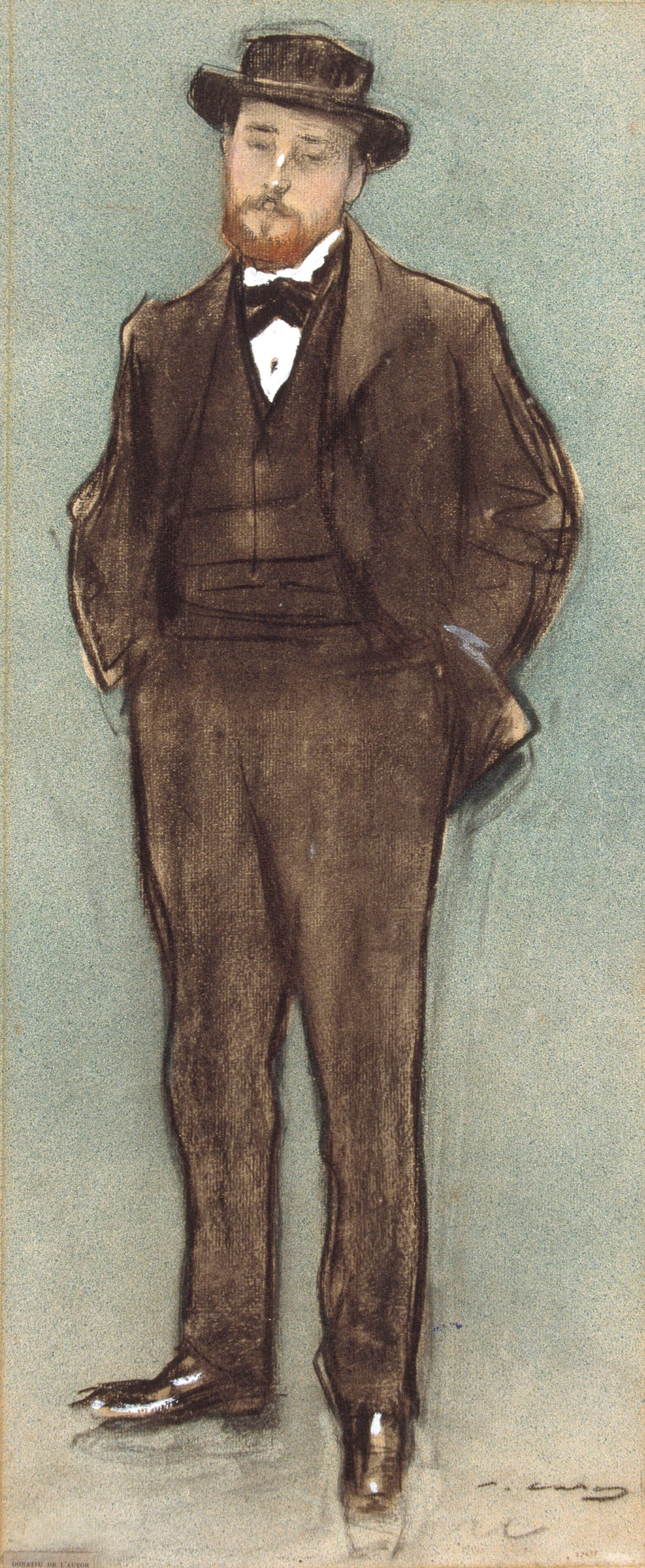 image for: Ramon Casas - Retrat de Josep Codina - Cap a 1897-1899
