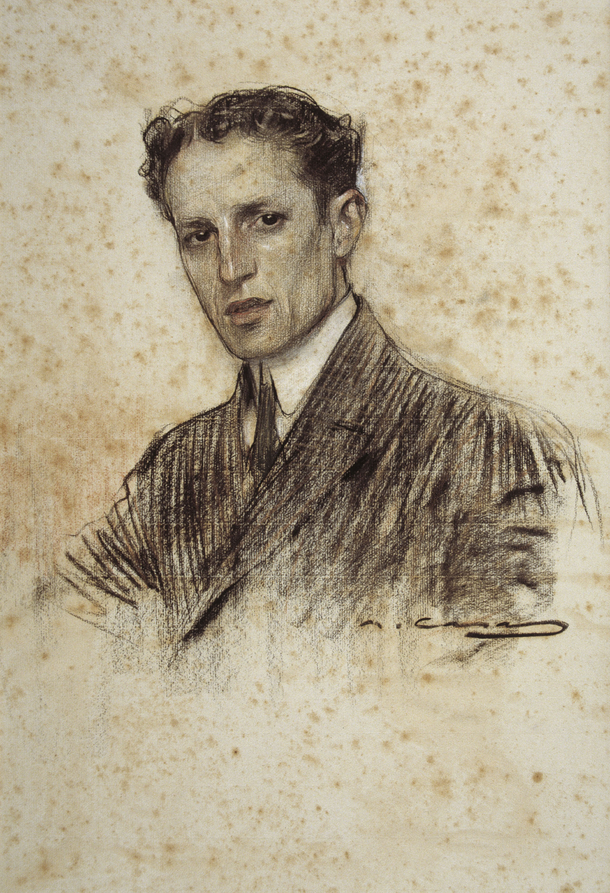 image for: Ramon Casas - Retrat de Felip Rodés - Cap a 1906