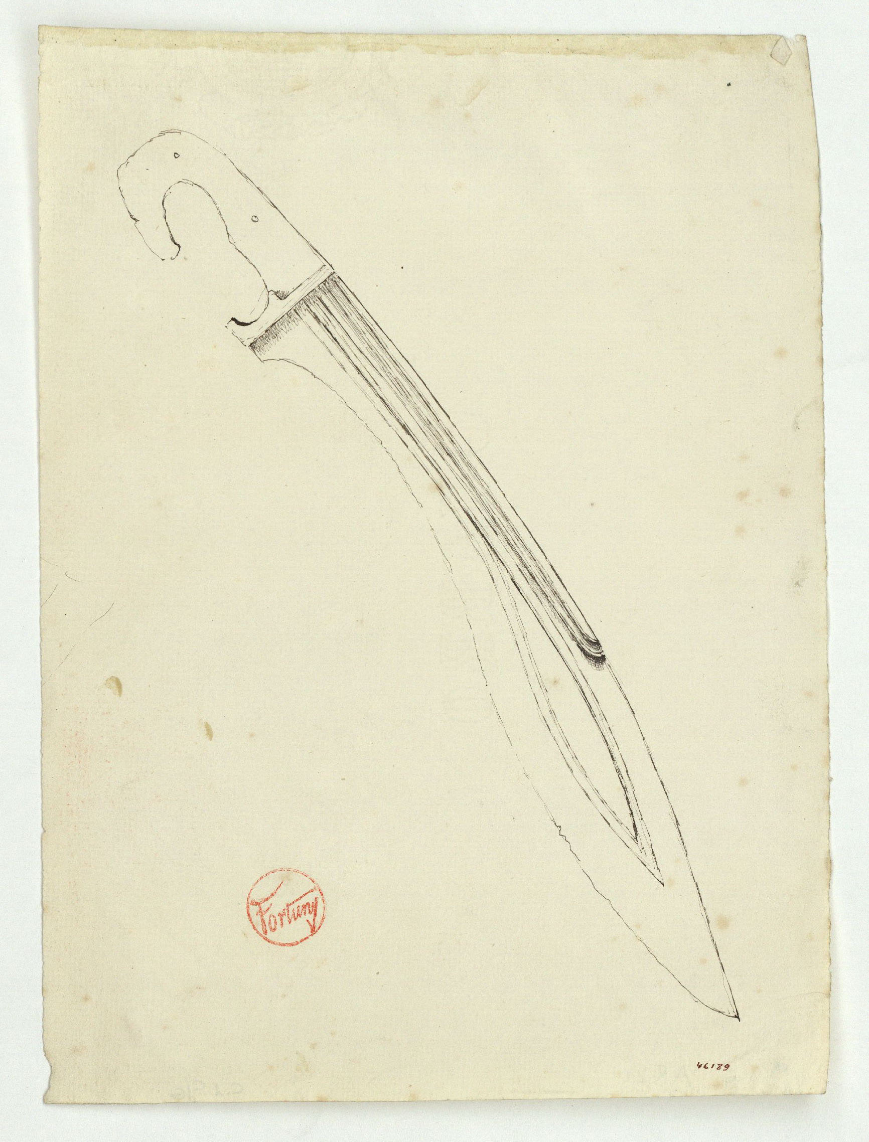 image for: Marià Fortuny - Falcata ibèrica - Cap a 1867-1872