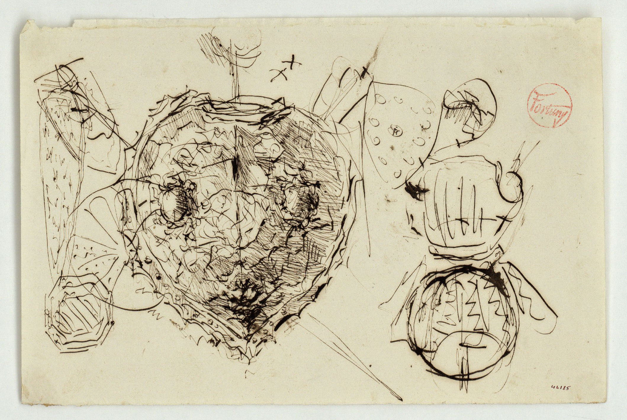 image for: Marià Fortuny - Peces d&#039;armadura - Cap a 1863-1872