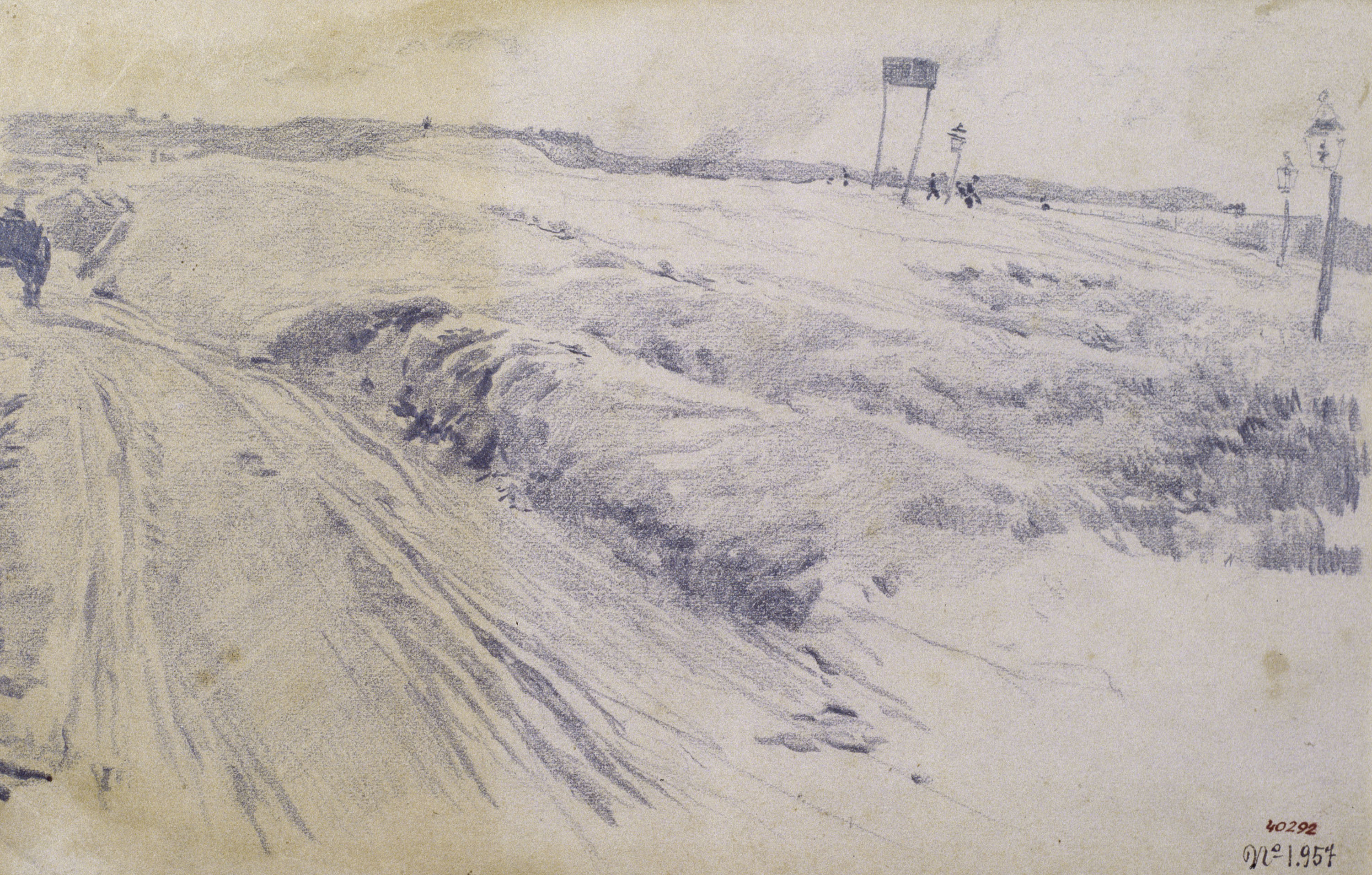 image for: Santiago Rusiñol - Paisatge de suburbi - Cap a 1880-1885