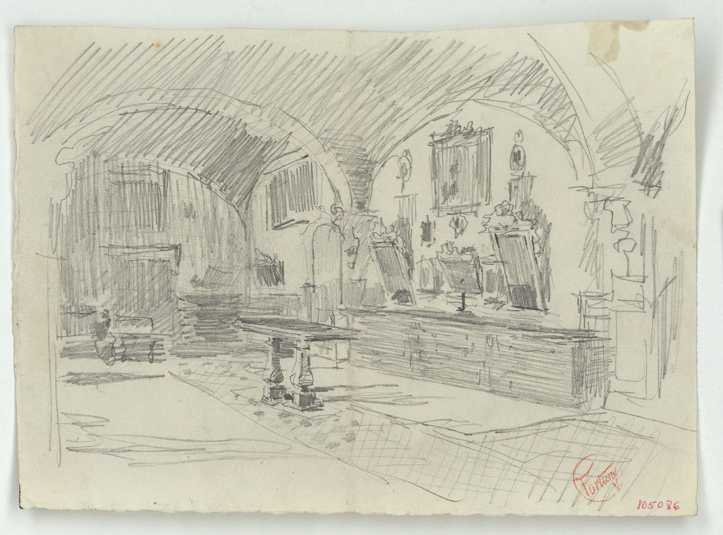 image for: Marià Fortuny - Interior de la sagristia de la Capella Reial de Granada - Cap a 1870-1872