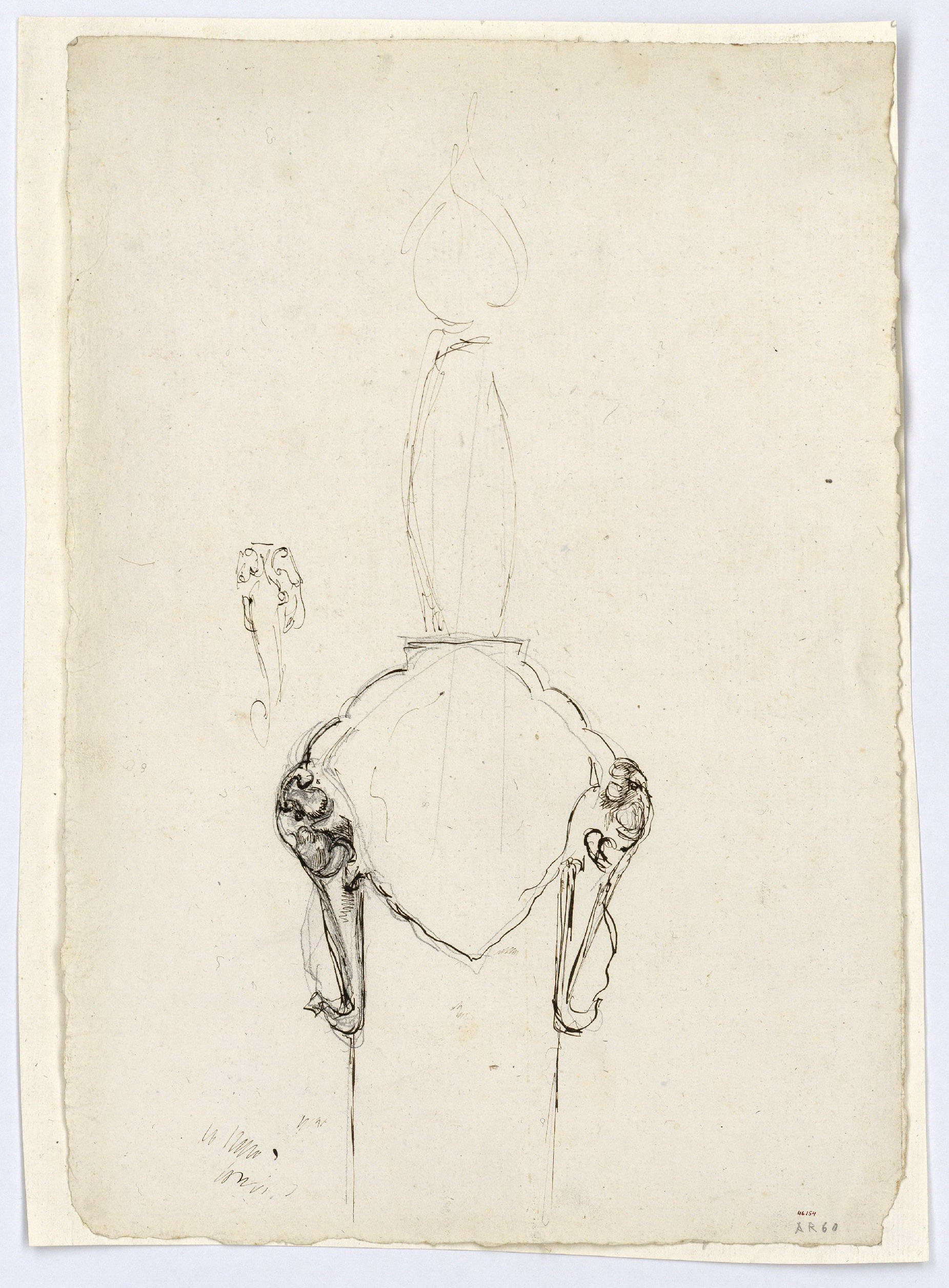 image for: Marià Fortuny - Pom i guarnició d&#039;una espasa d&#039;estil musulmà - Cap a 1870-1872