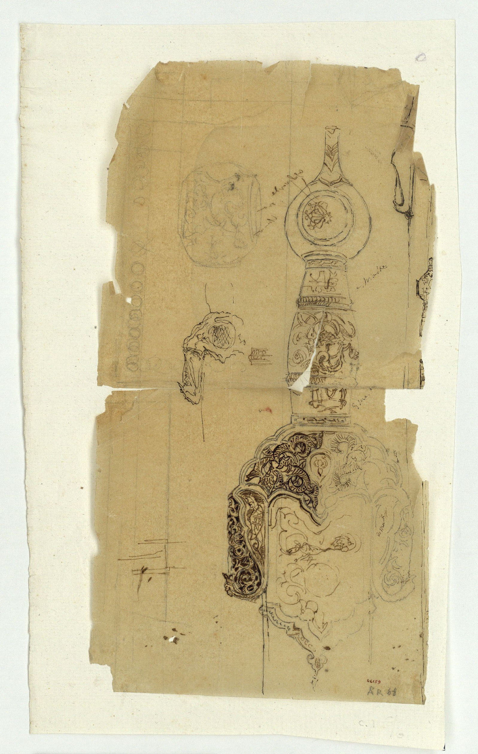 image for: Marià Fortuny - Calc d&#039;espasa d&#039;estil musulmà - Cap a 1870-1872