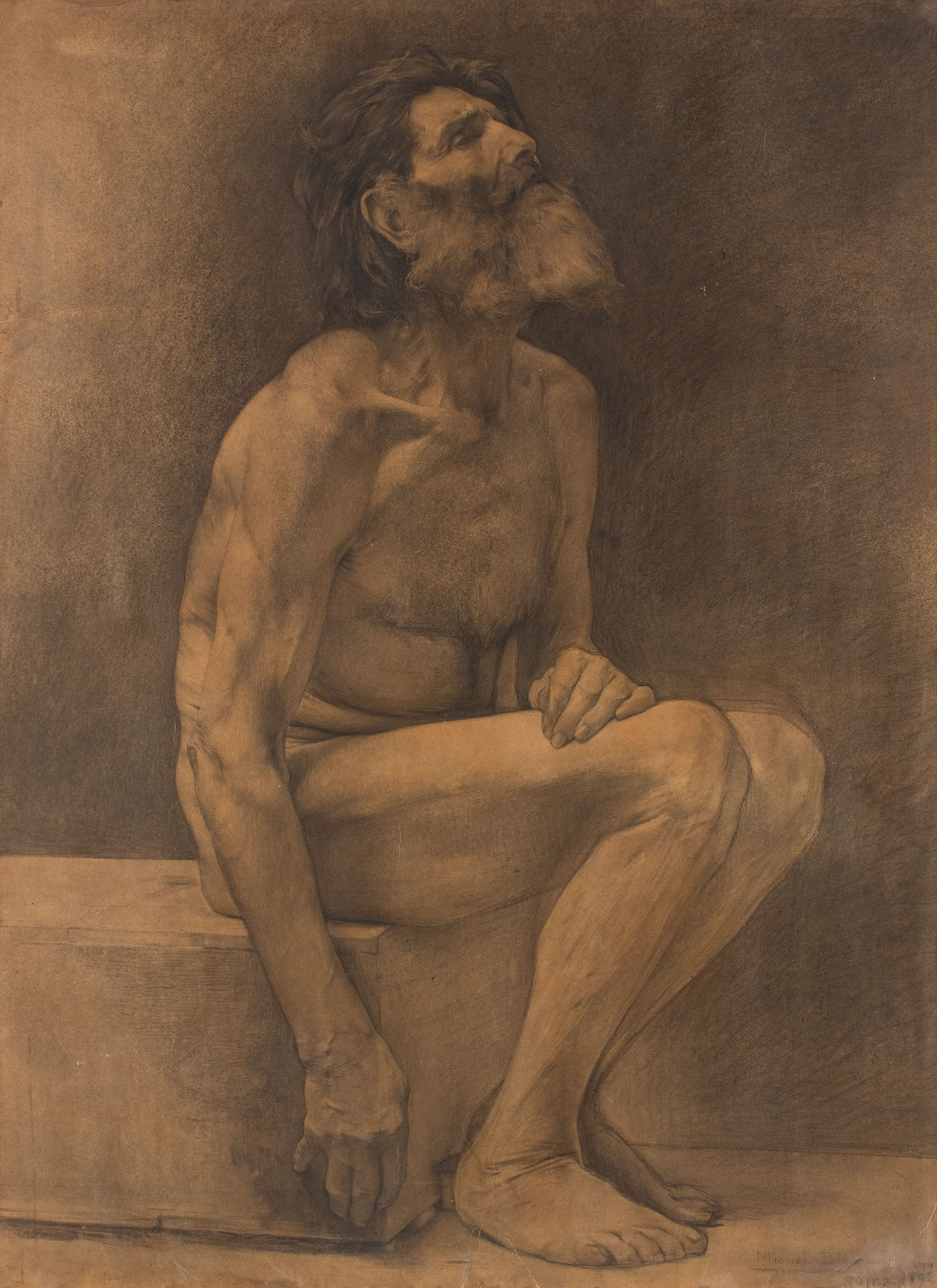 image for: Miquel Blay - Estudi per a l&#039;escultura «Els primers freds» - 1892