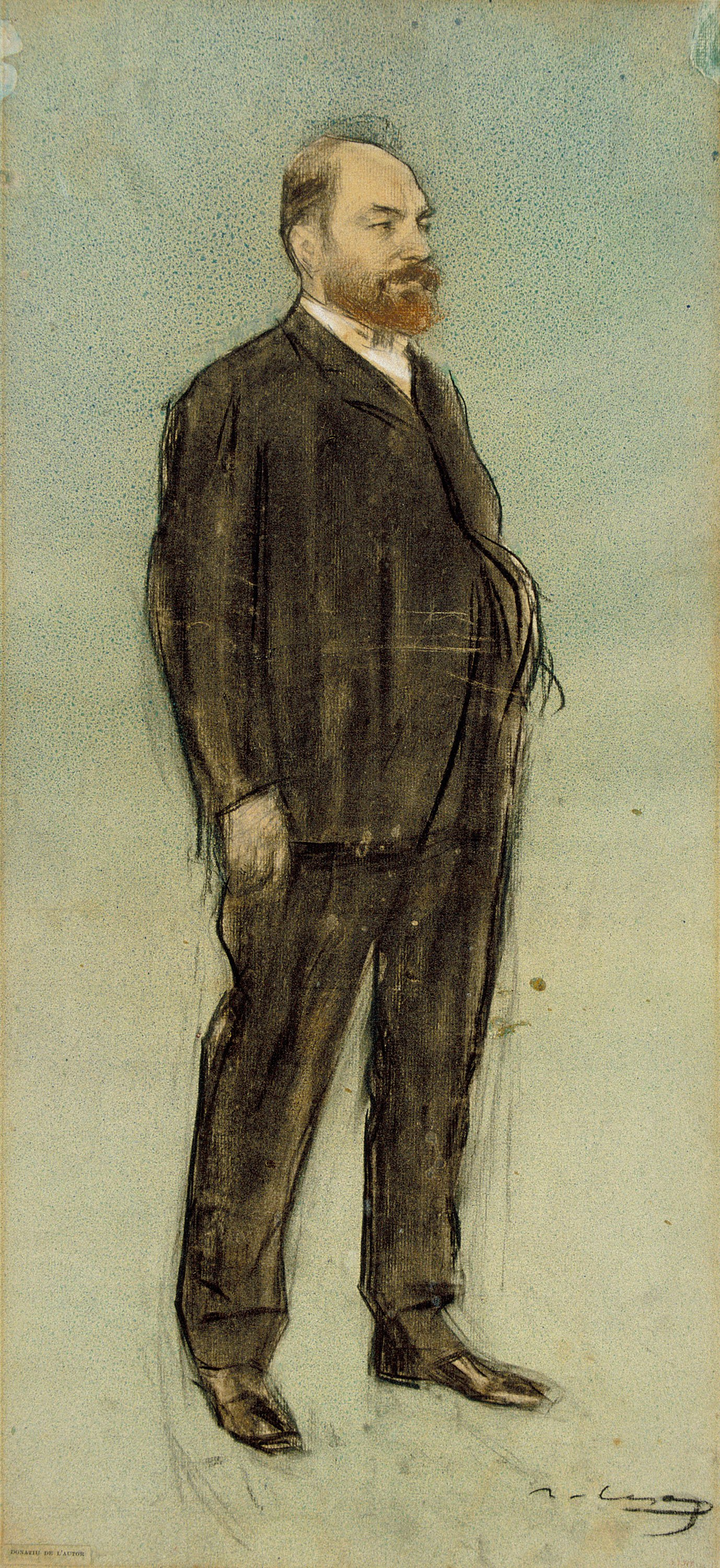 image for: Ramon Casas - Retrat de Josep Pascó - Cap a 1897-1899