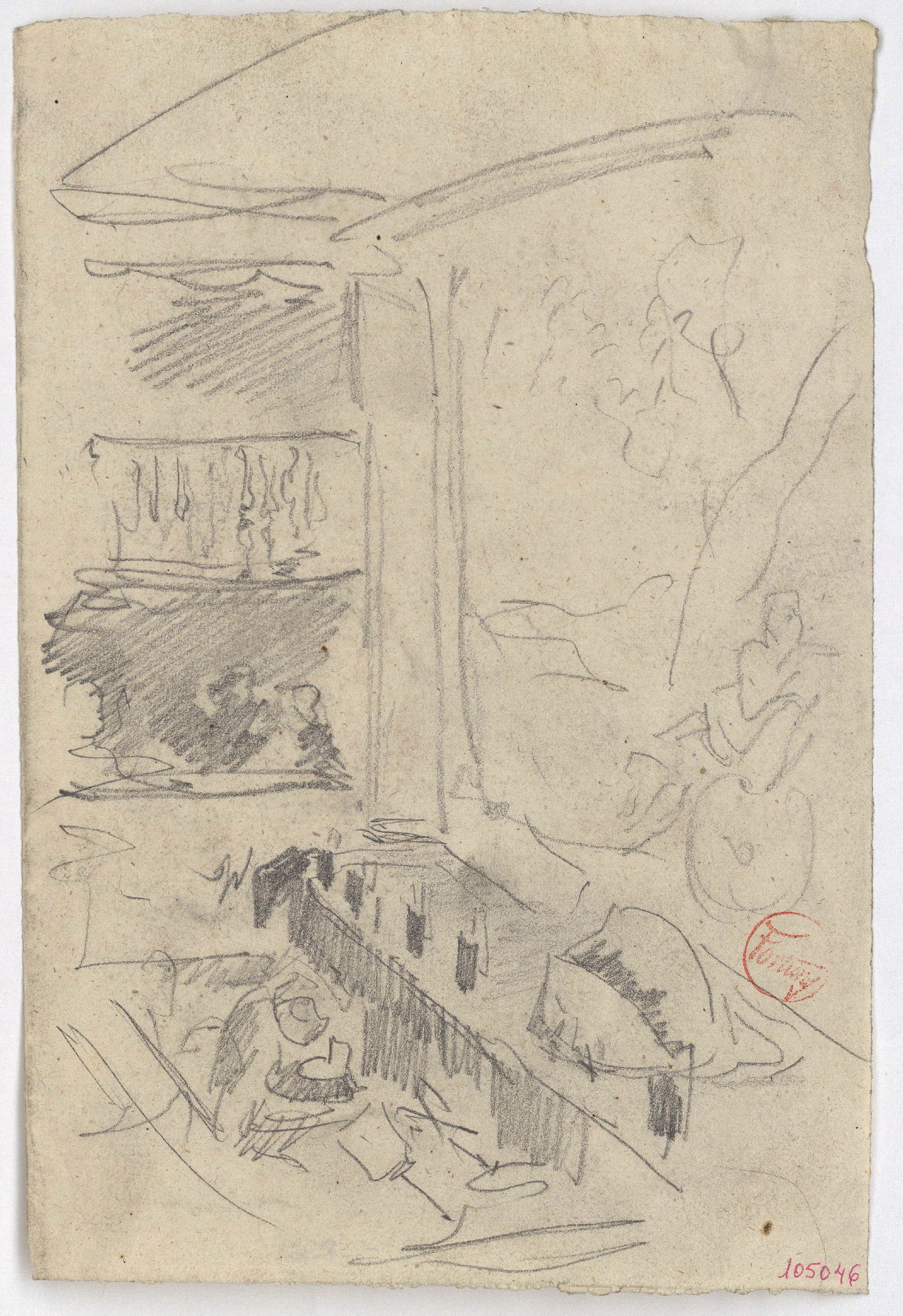image for: Marià Fortuny - Interior d&#039;un teatre - Cap a 1863-1865