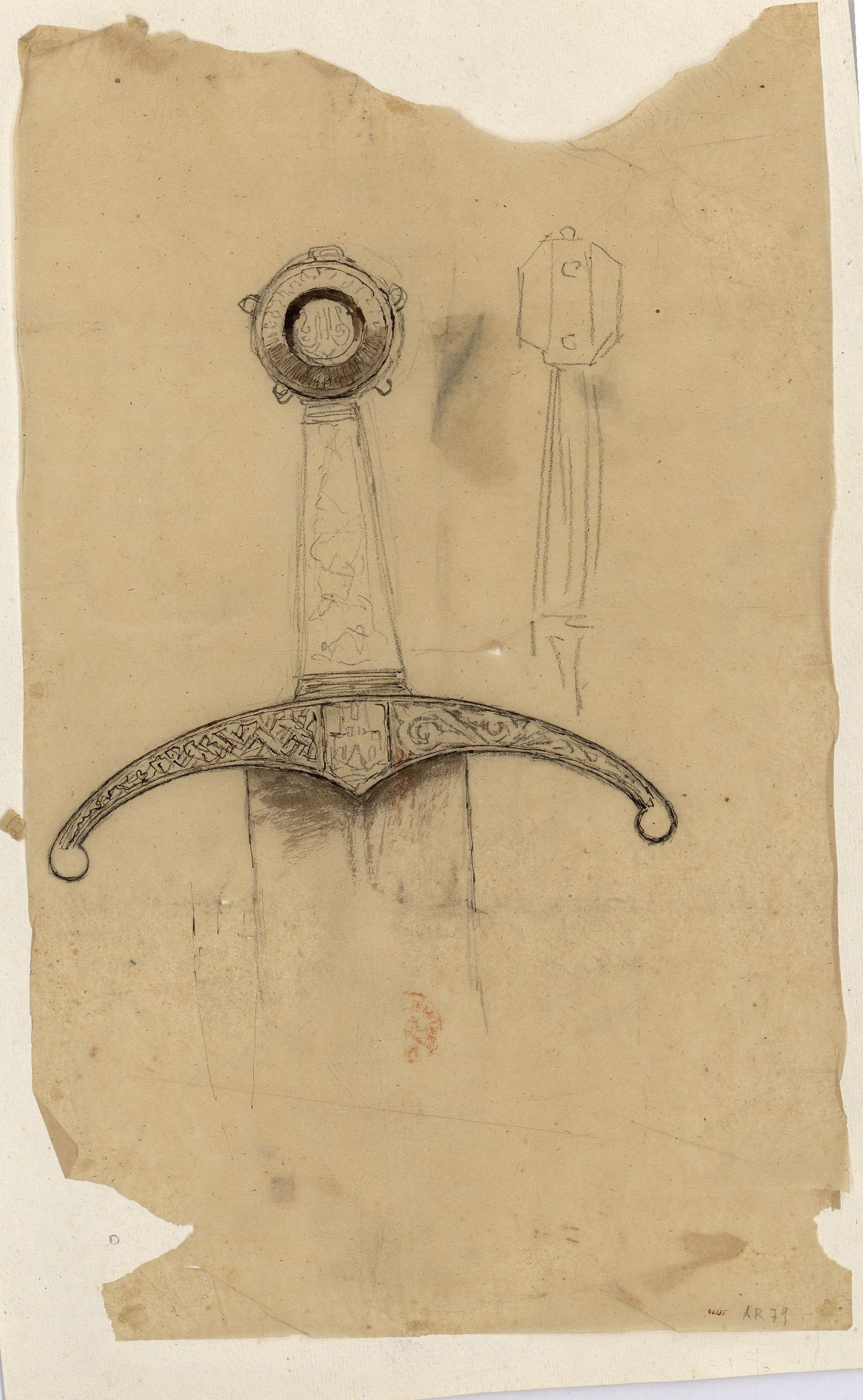 image for: Marià Fortuny - Espasa d&#039;estil musulmà - Cap a 1867-1872