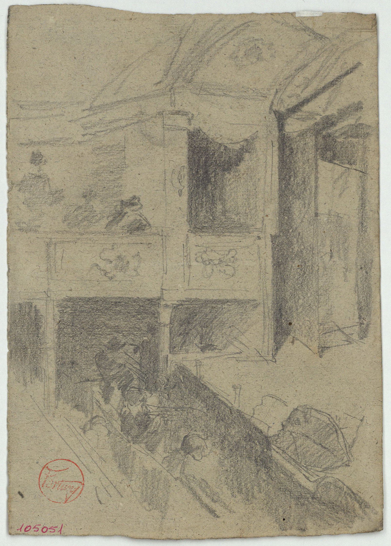 image for: Marià Fortuny - Interior d&#039;un teatre - Cap a 1867-1872