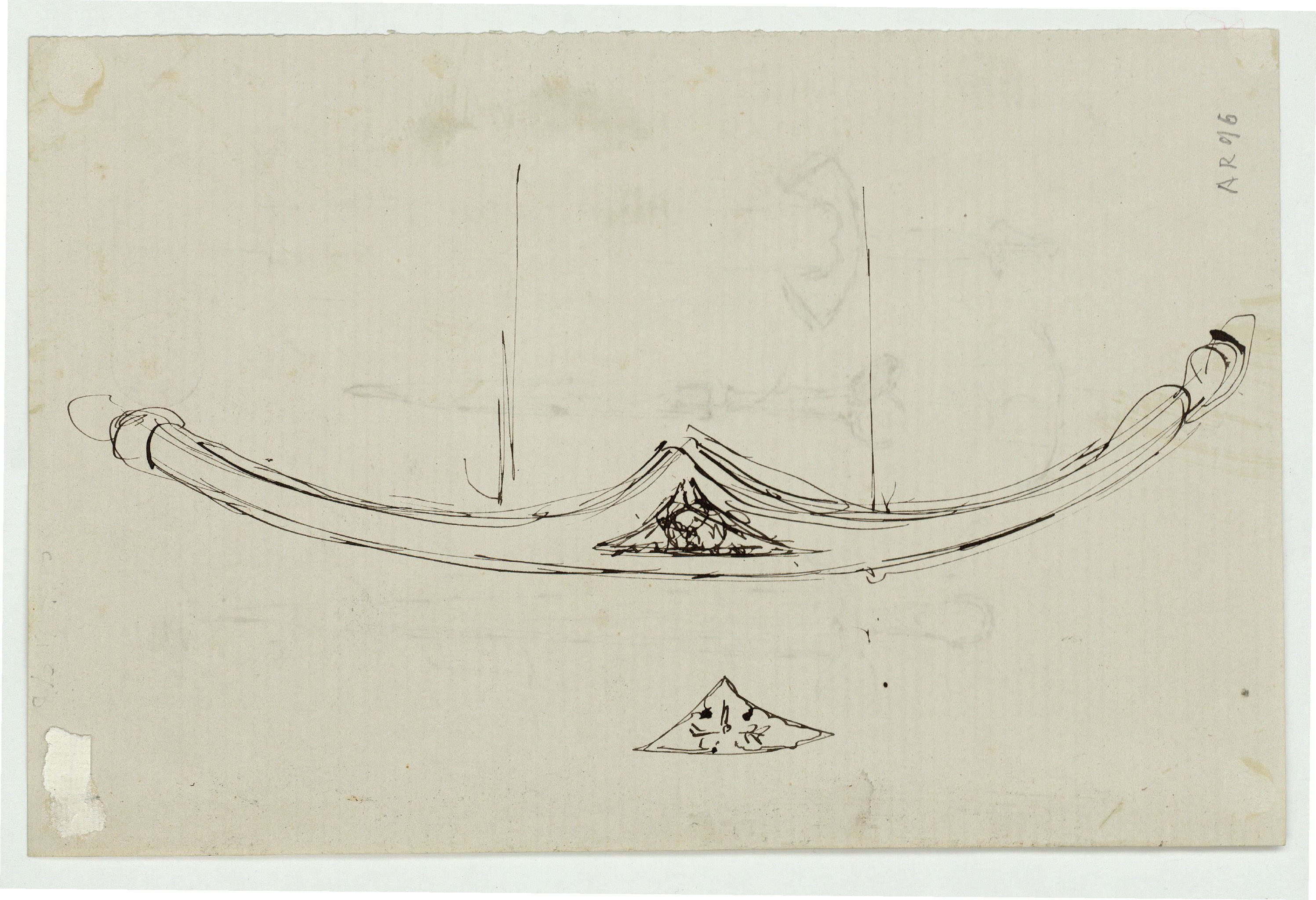 image for: Marià Fortuny - Apunt d&#039;espases i un punyal (anvers) / Guardamà d&#039;espasa (revers) - Cap a 1870-1872 [1]