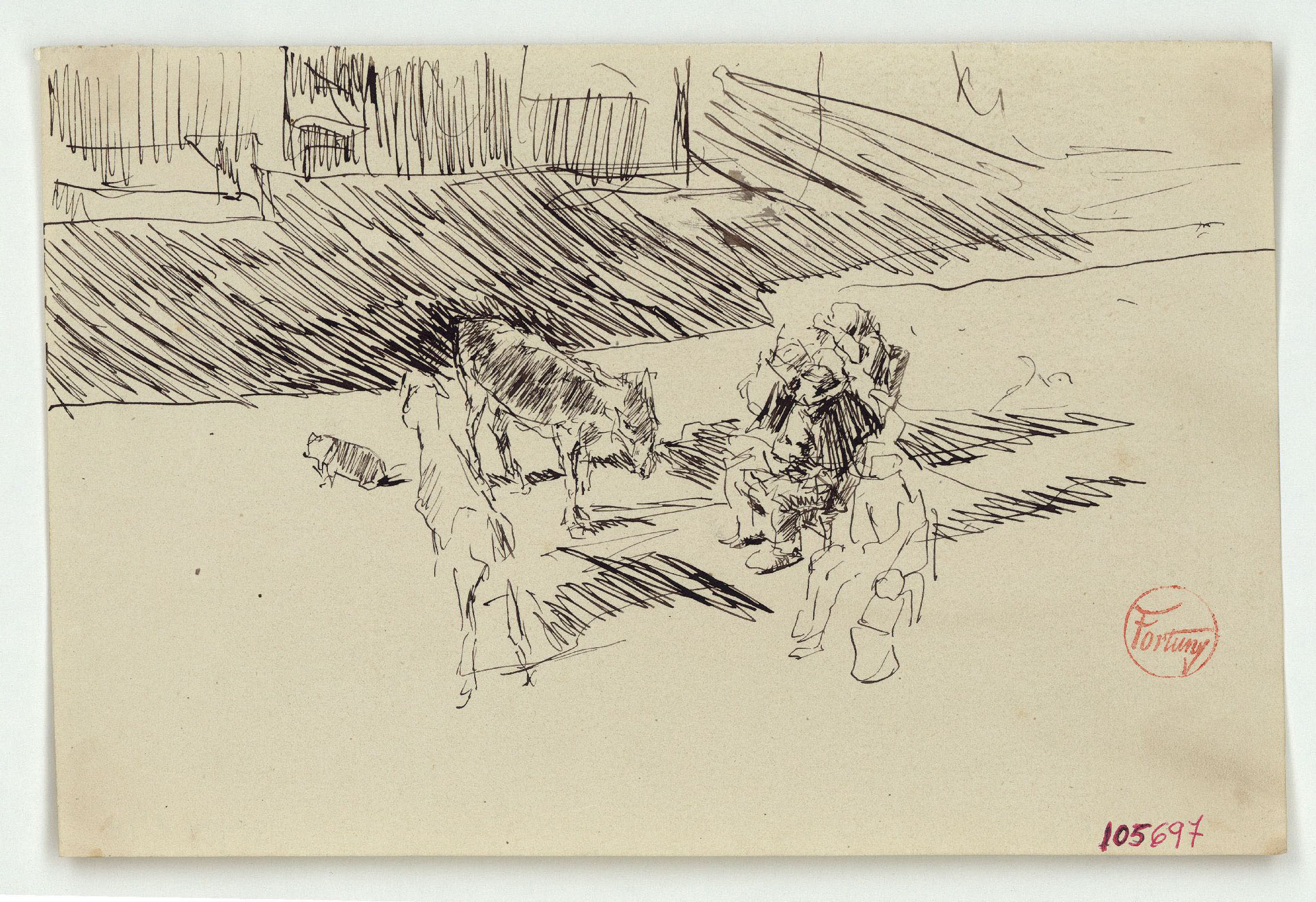 image for: Marià Fortuny - Estable - Cap a 1870-1872