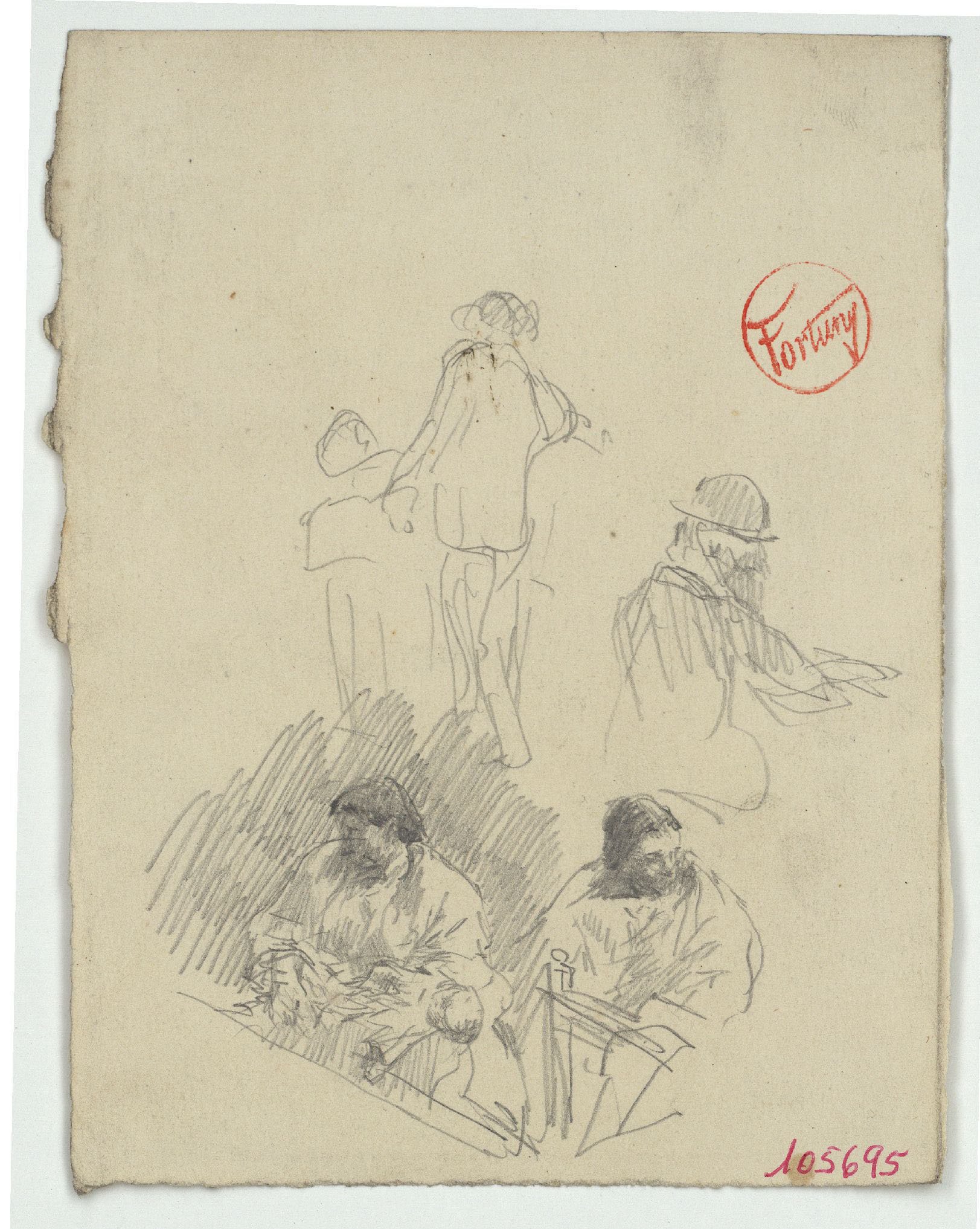 image for: Marià Fortuny - Figures - Cap a 1863-1867