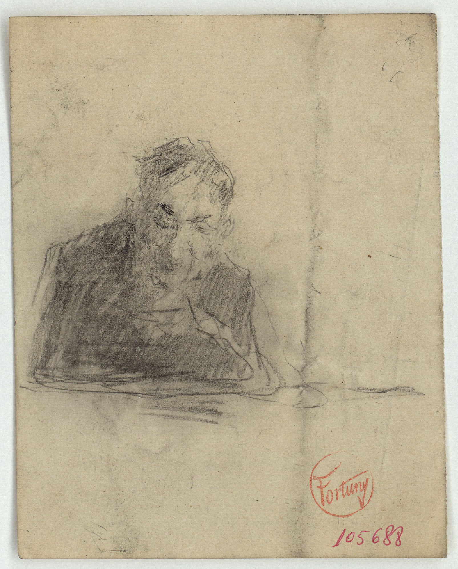 image for: Marià Fortuny - Bust d&#039;home - Cap a 1863-1867
