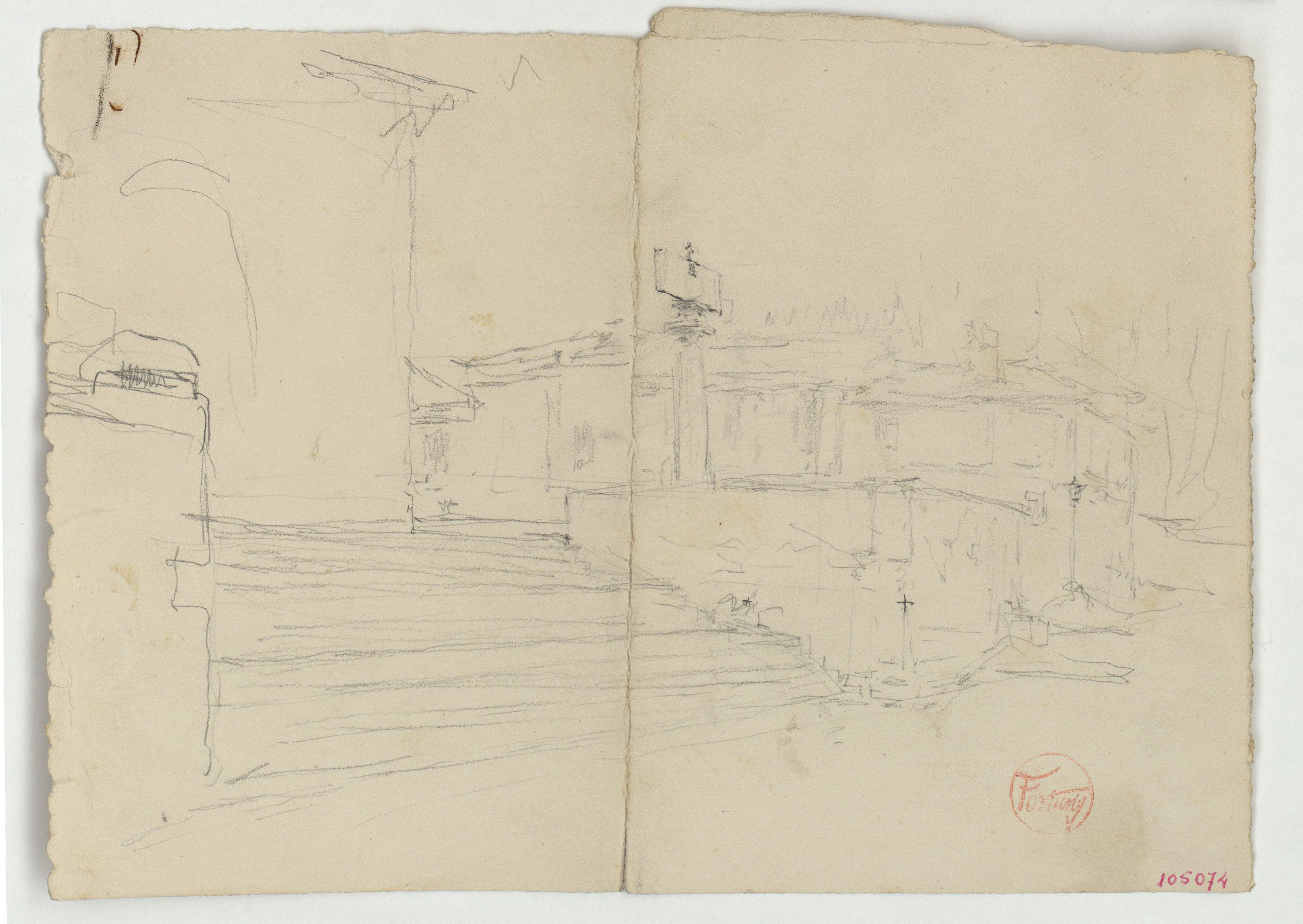 image for: Marià Fortuny - Paisatge urbà - Cap a 1867-1872