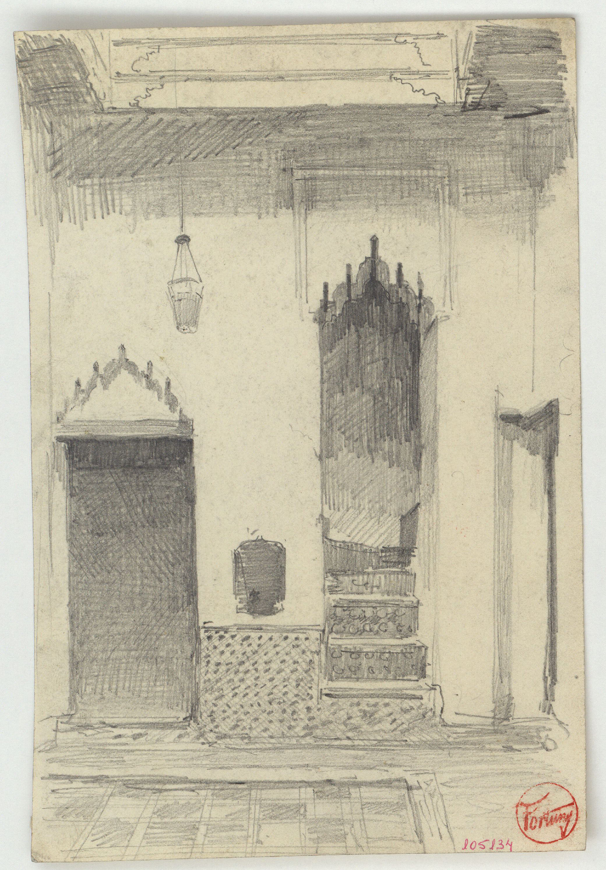 image for: Marià Fortuny - Interior d&#039;una casa d&#039;estil musulmà - Cap a 1860