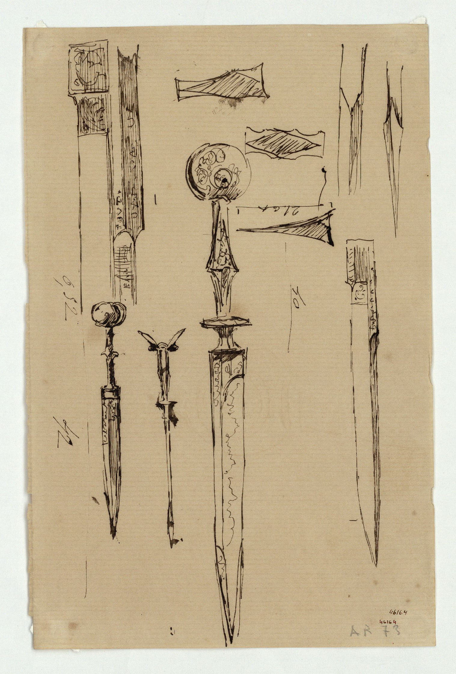 image for: Marià Fortuny - Punyals i dagues - Cap a 1867-1872