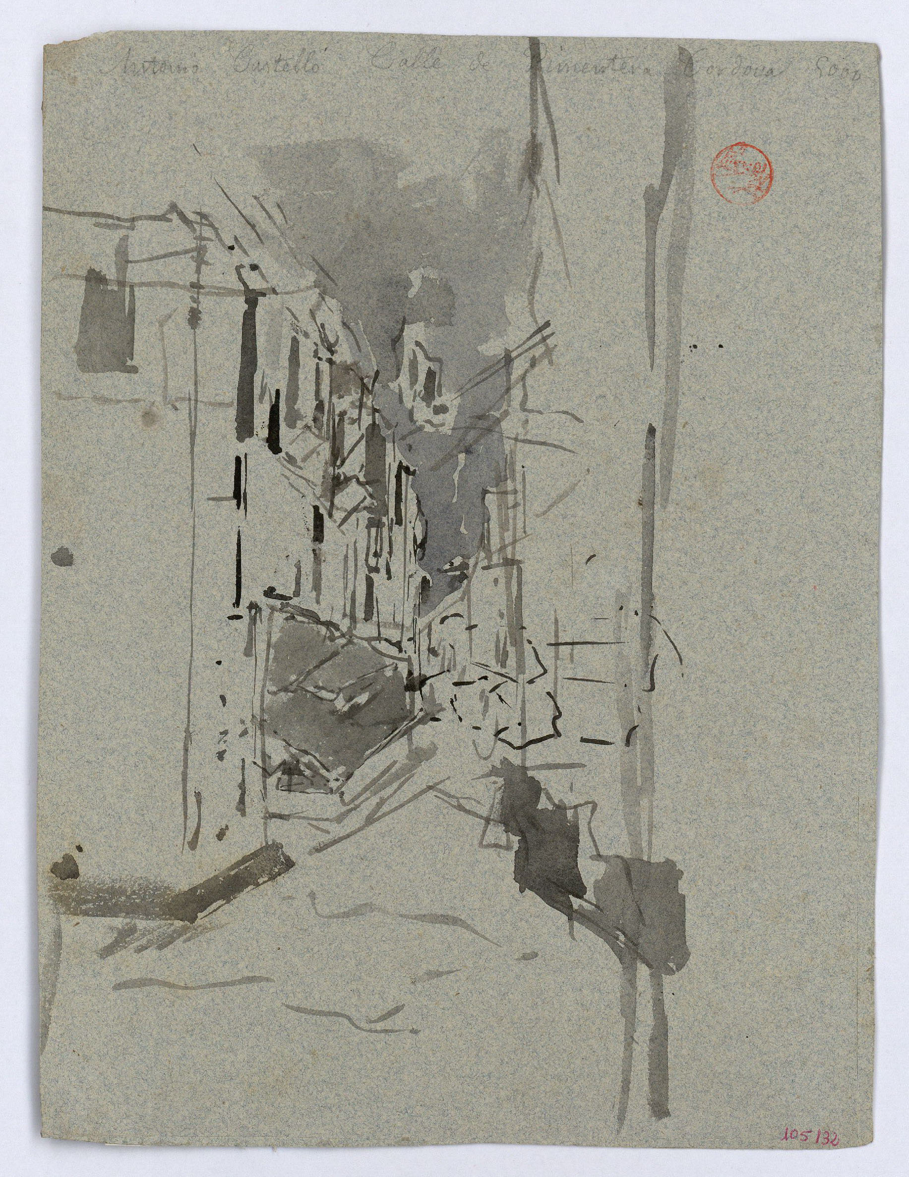 image for: Marià Fortuny - Carrer Pimentera de Còrdova - Cap a 1868-1869