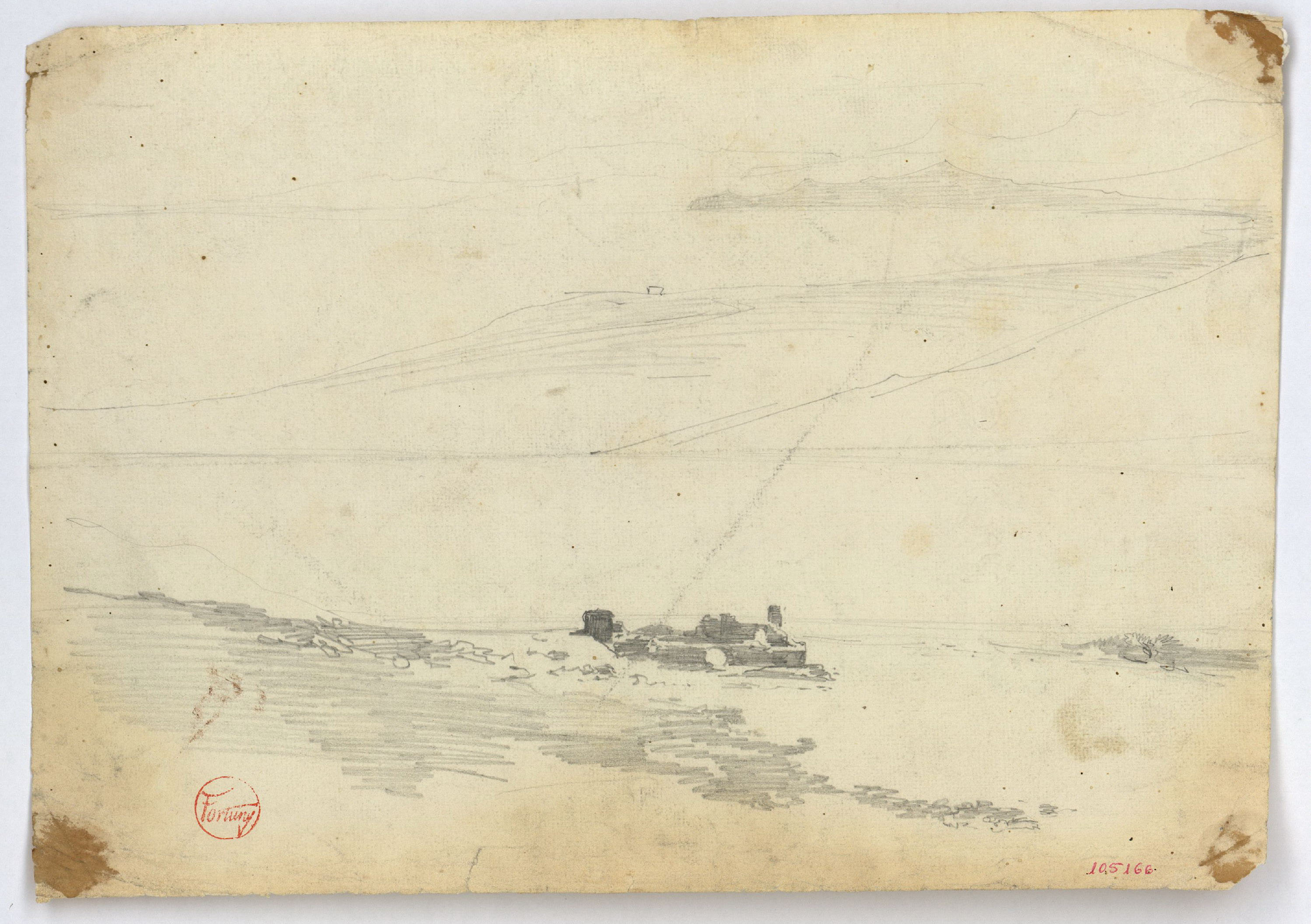 image for: Marià Fortuny - Paisatge marroquí - Cap a 1860-1862