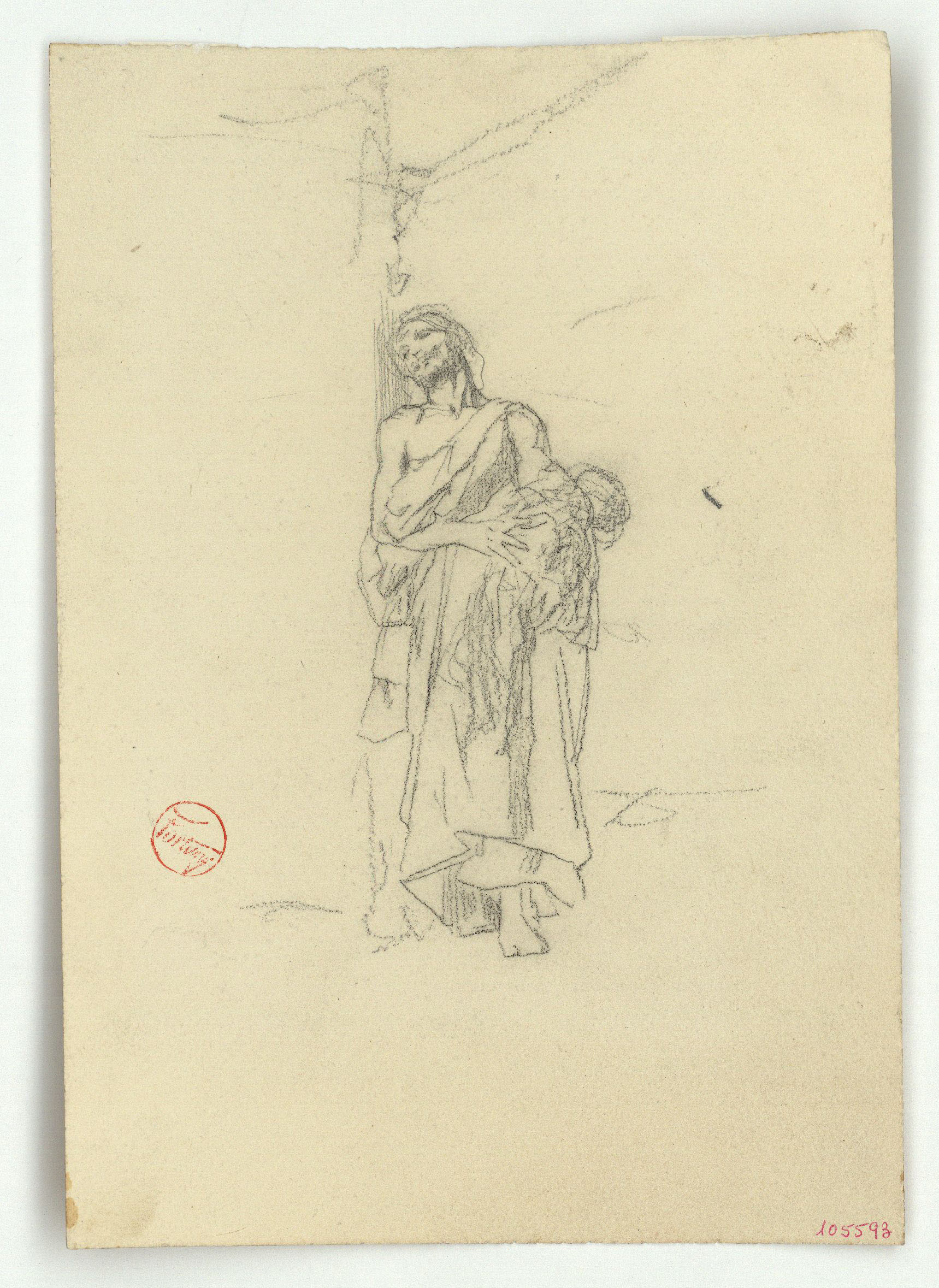 image for: Marià Fortuny - Marroquina amb un nen - Cap a 1860-1862