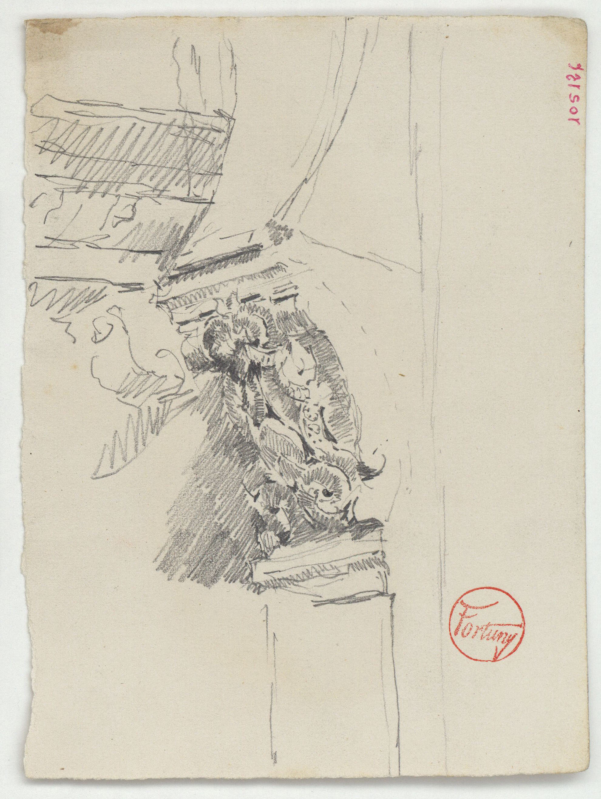 image for: Marià Fortuny - Capitell d&#039;estil musulmà - Cap a 1860-1862