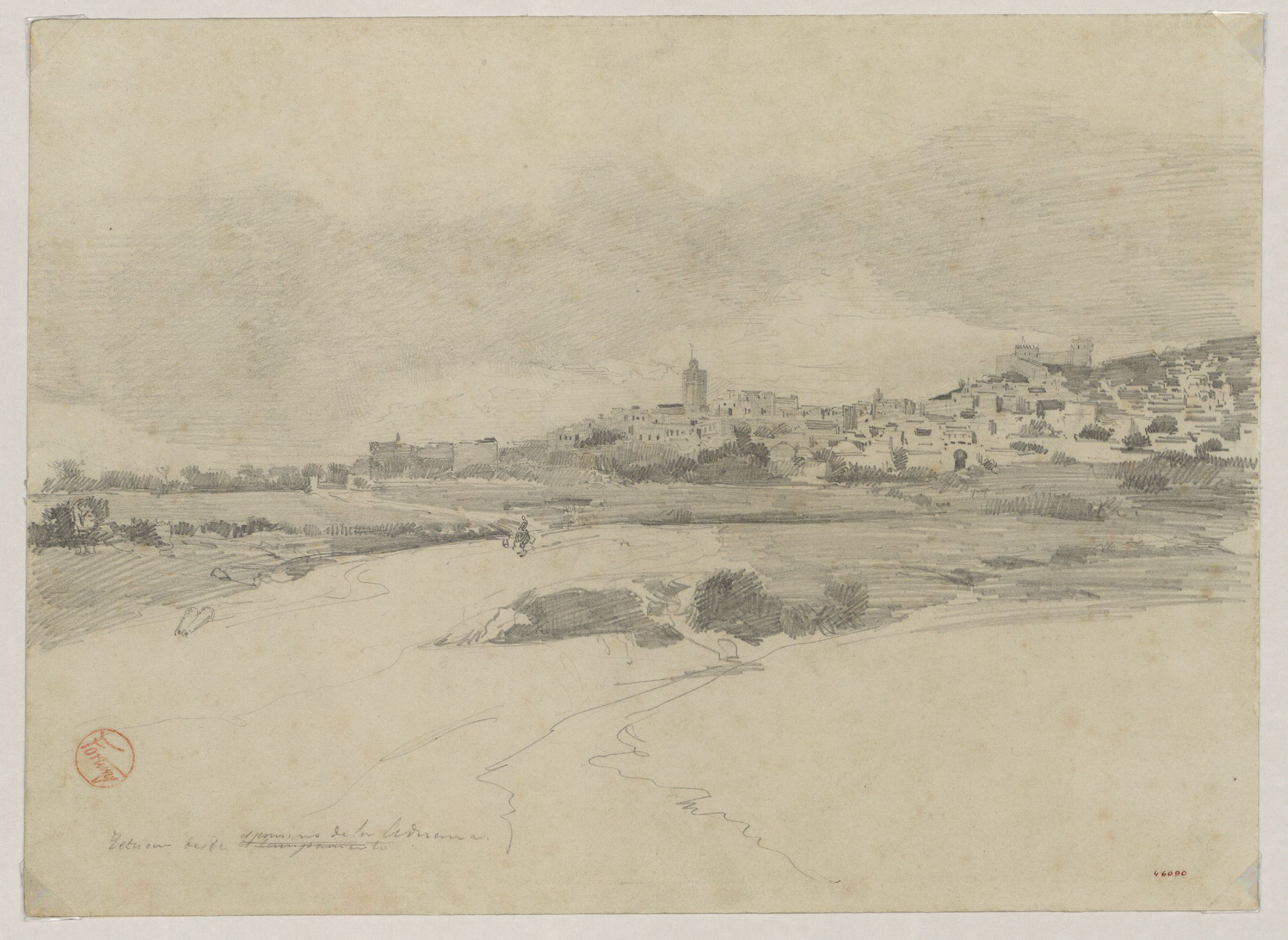 image for: Marià Fortuny - Tetuan desde el camino de la Aduana - 1860