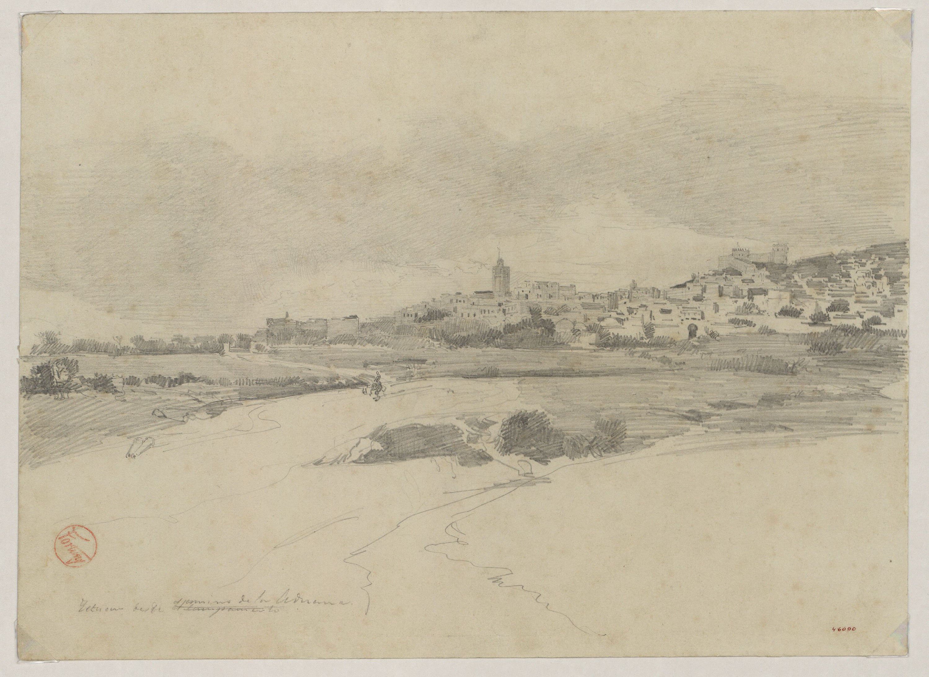image for: Marià Fortuny - Tetuan desde el camino de la Aduana - 1860