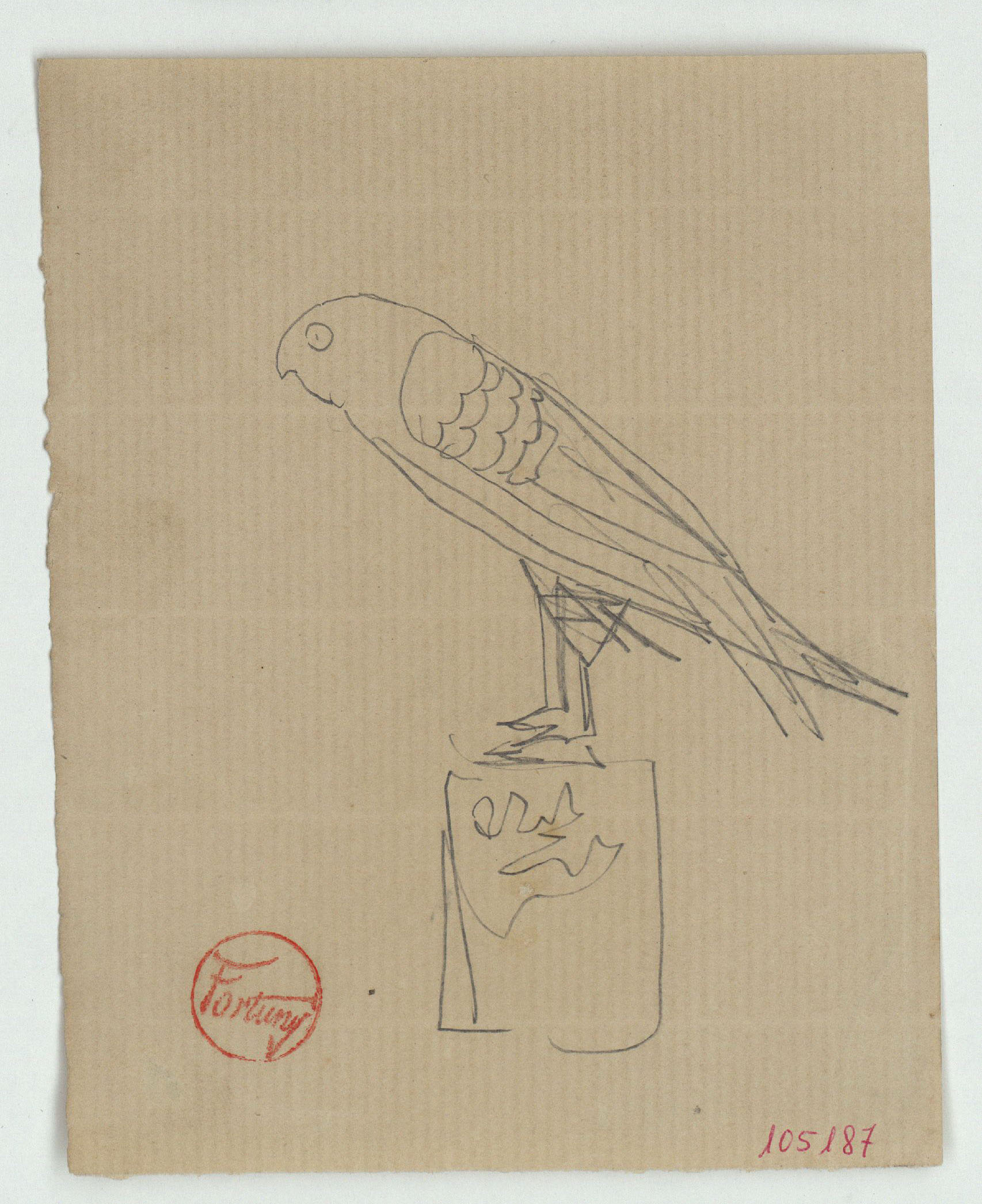 image for: Marià Fortuny - Cotorra - Cap a 1863-1872