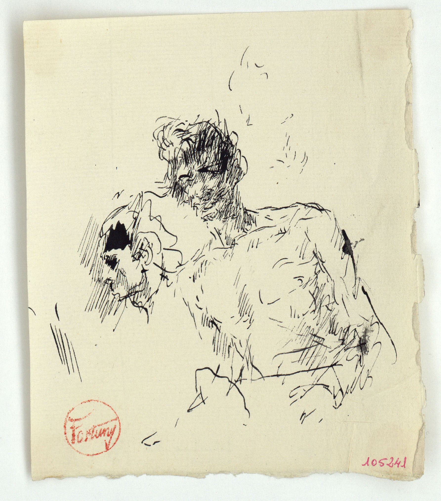 image for: Marià Fortuny - Estudi per al quadre «Estudi de vell» - Cap a 1870