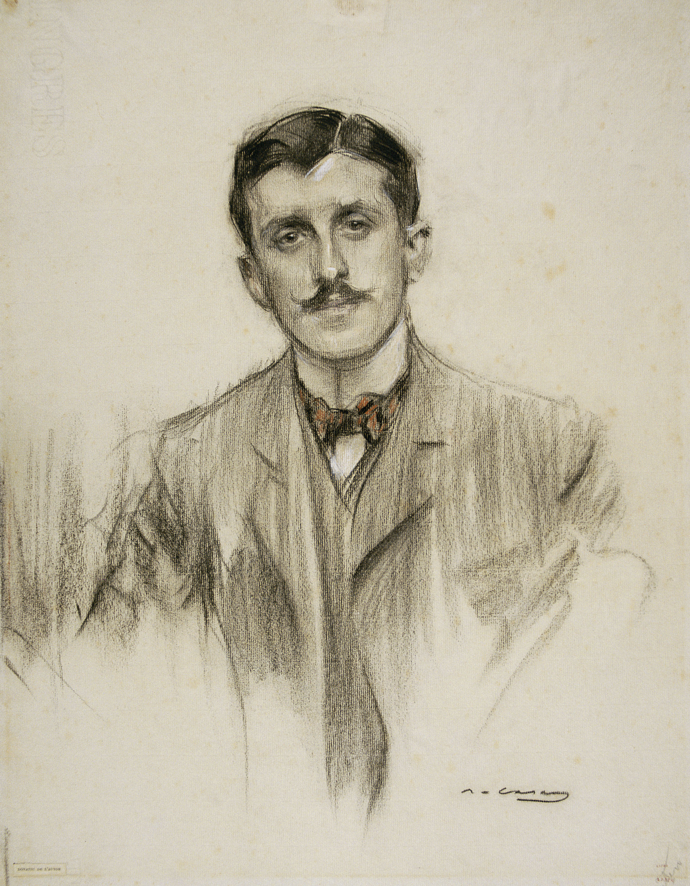 image for: Ramon Casas - Retrat de Joaquín Álvarez Quintero - 1904